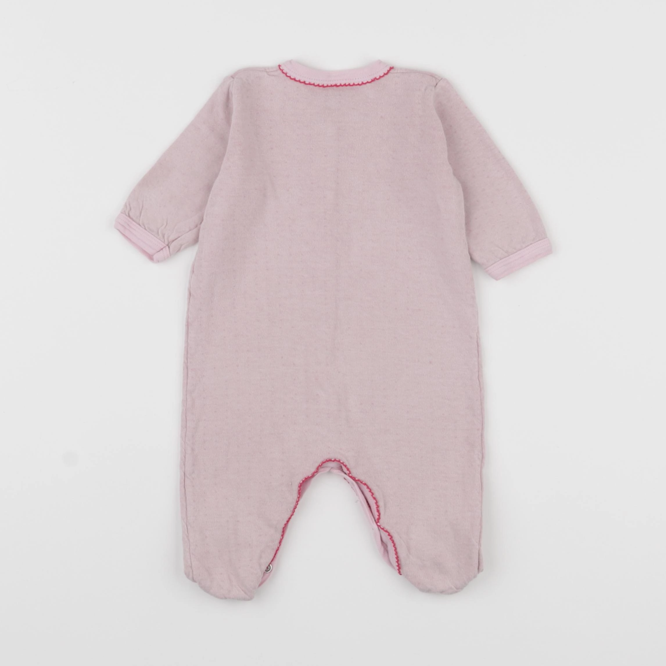 Petit Bateau - pyjama coton rose - 3 mois