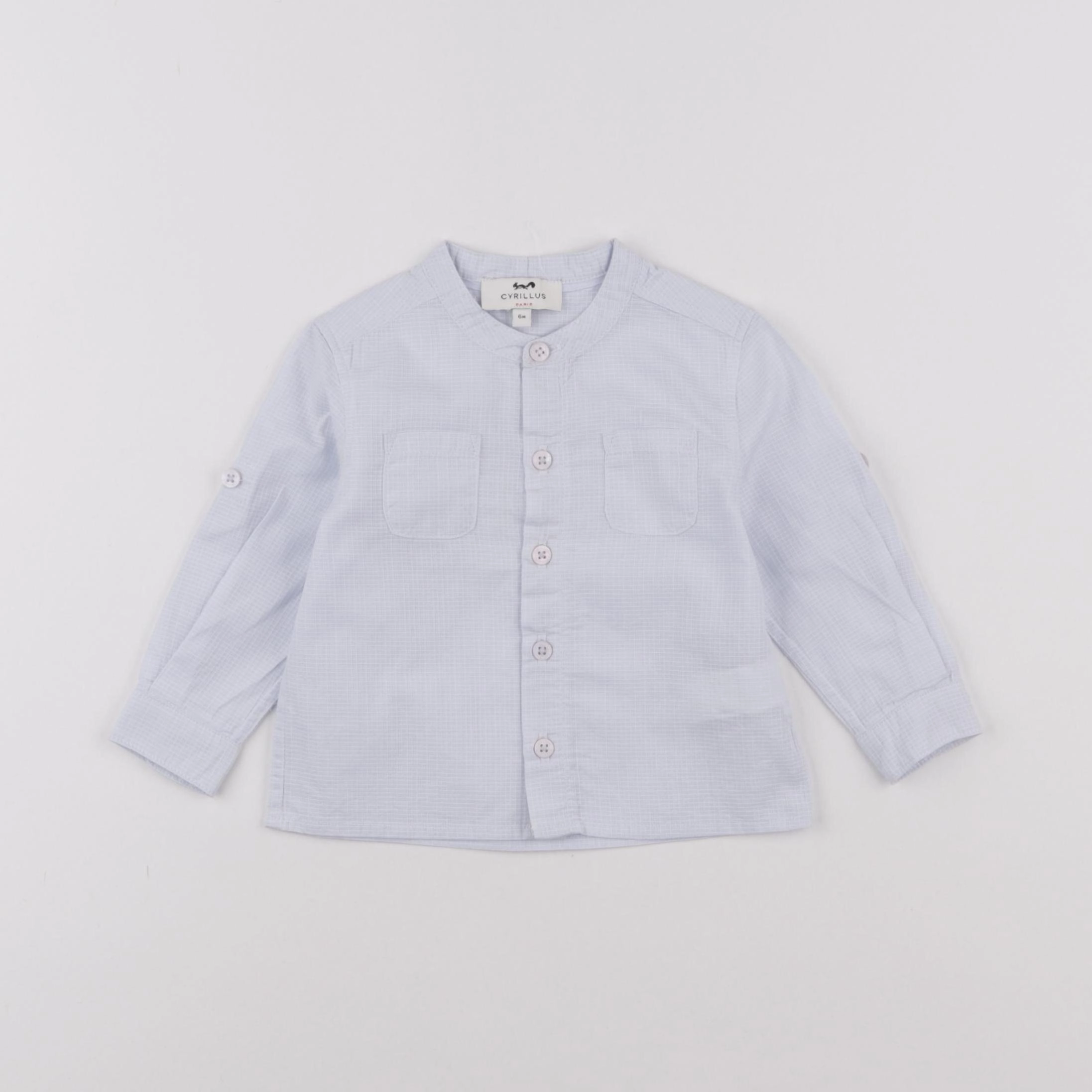 Cyrillus - chemise bleu - 6 mois