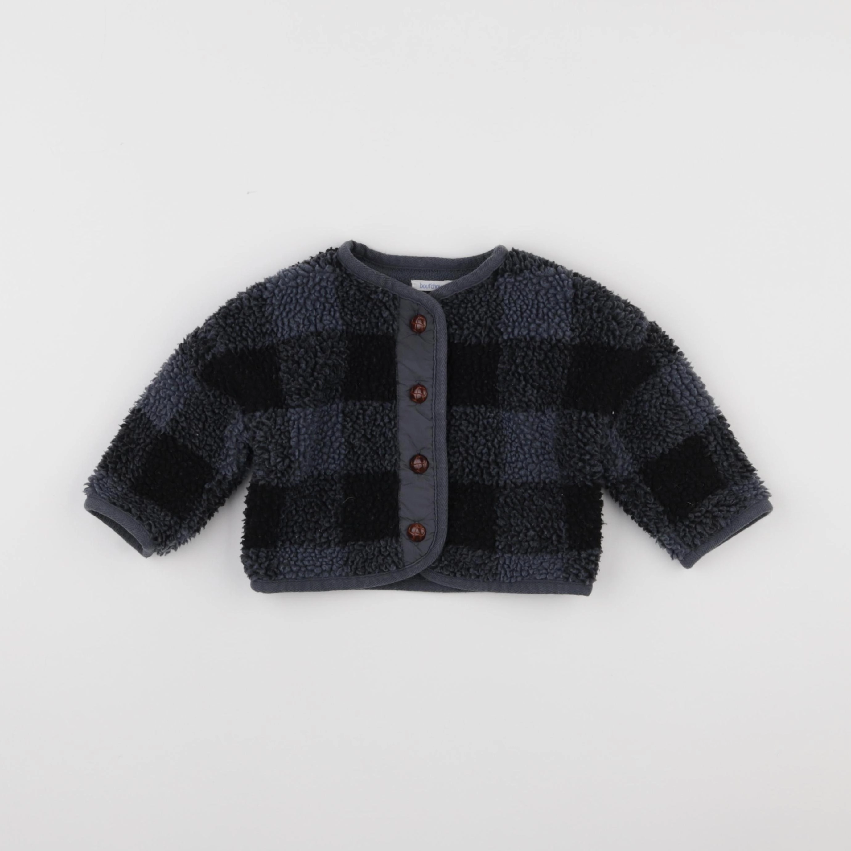 Boutchou - veste noir, gris - 6 mois