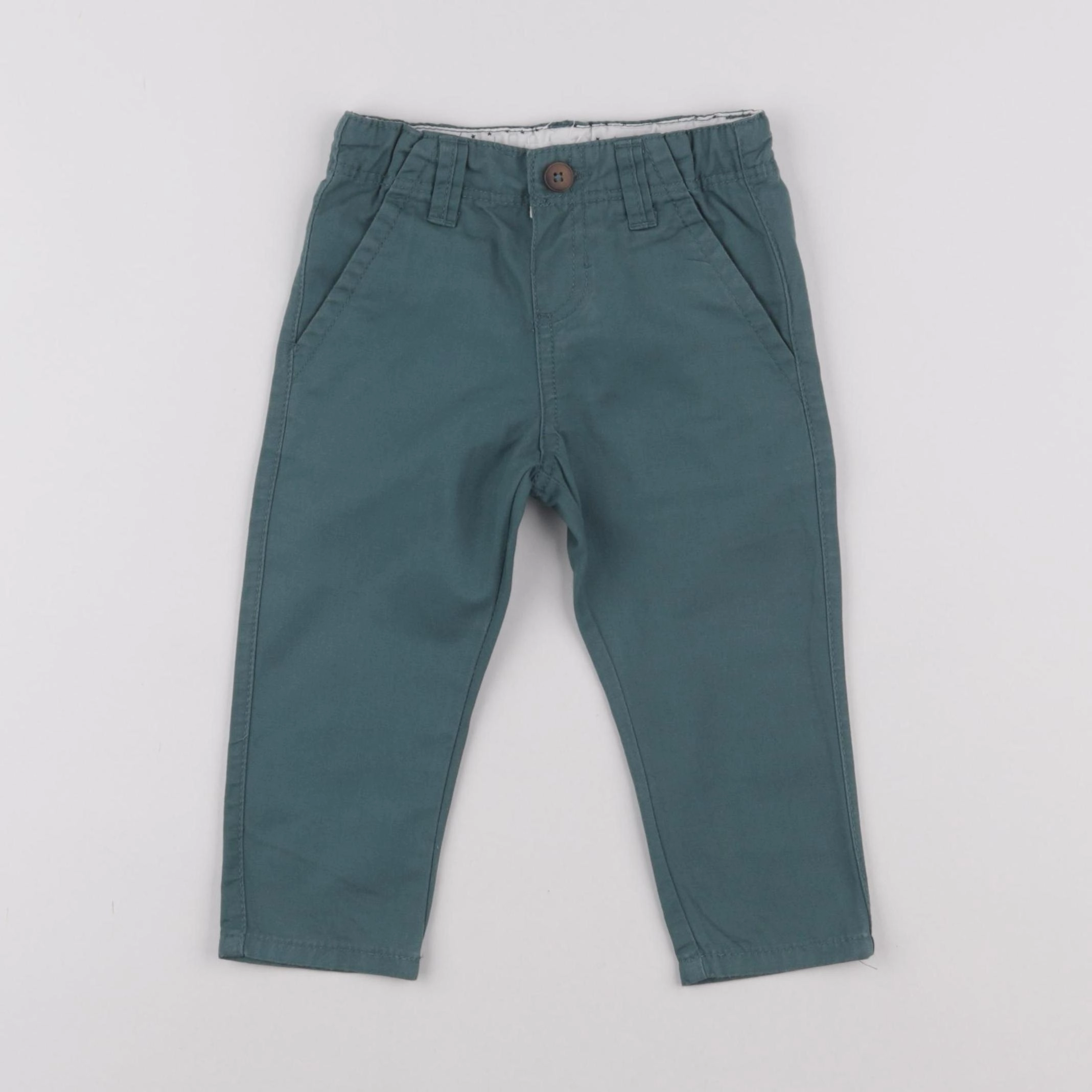 Boutchou - pantalon vert - 12 mois