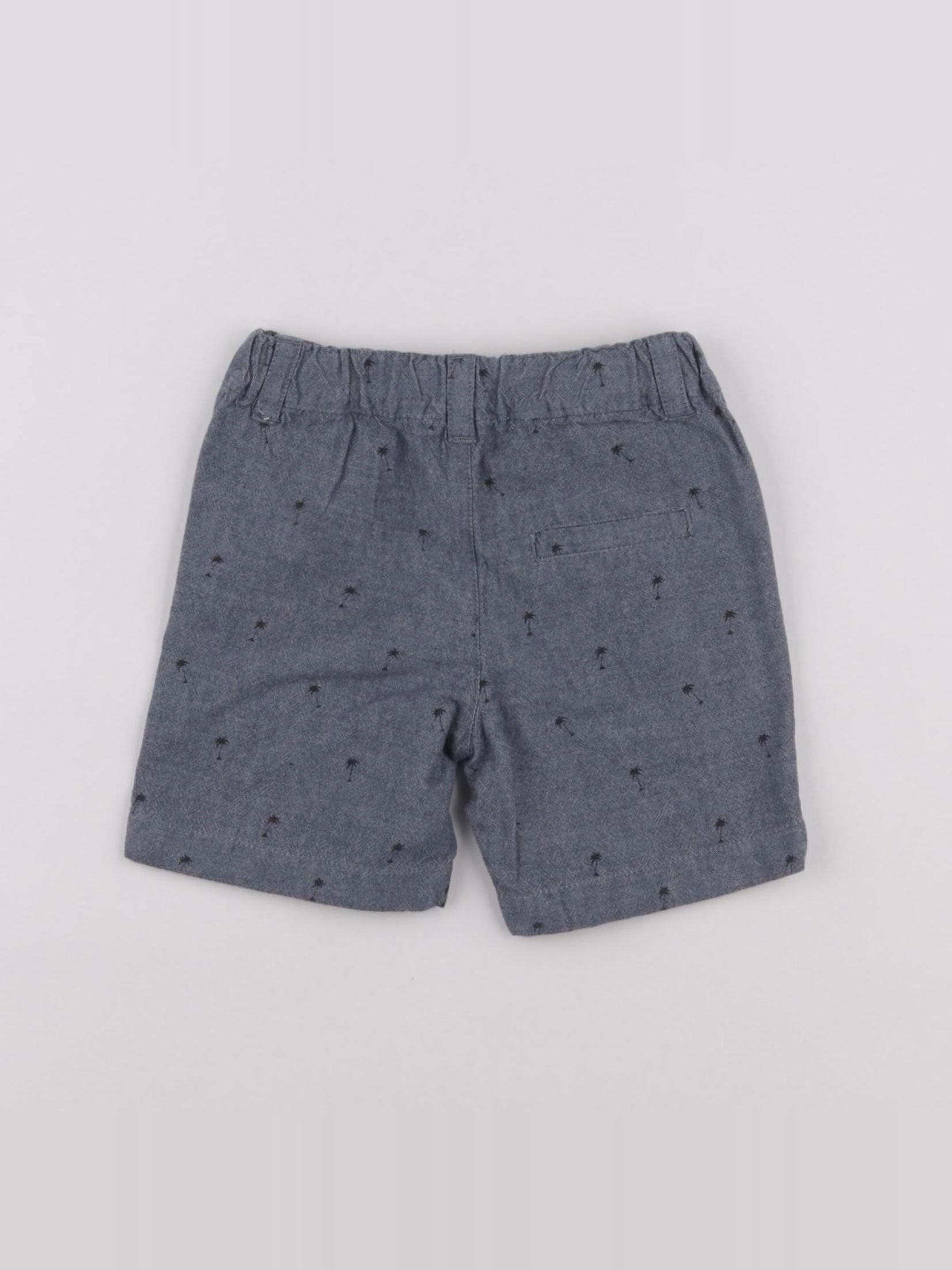 Boutchou - short bleu - 12 mois