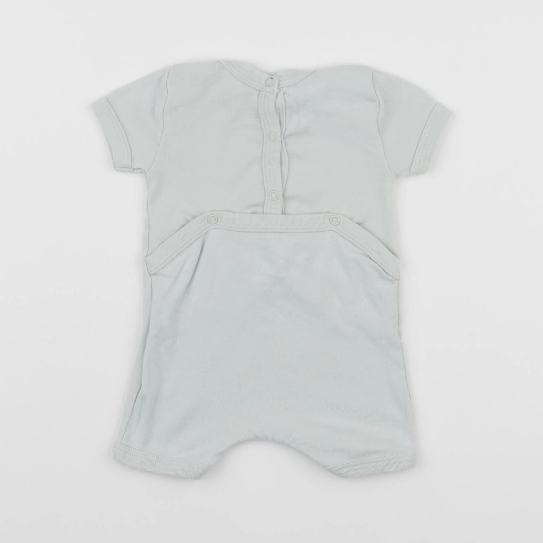 Petit Bateau - pyjama coton vert - 1 mois