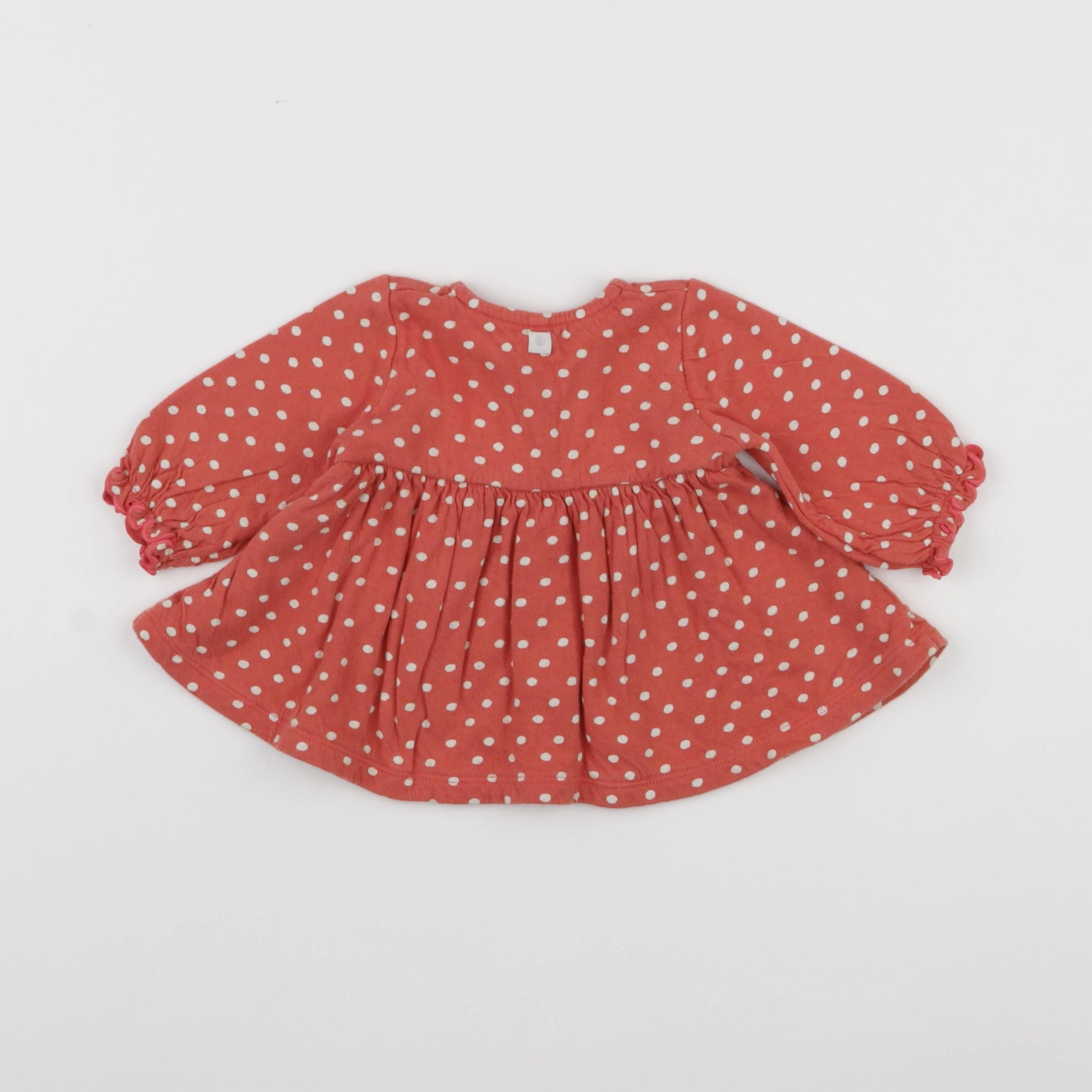 Petit Bateau - robe rouge - 3 mois