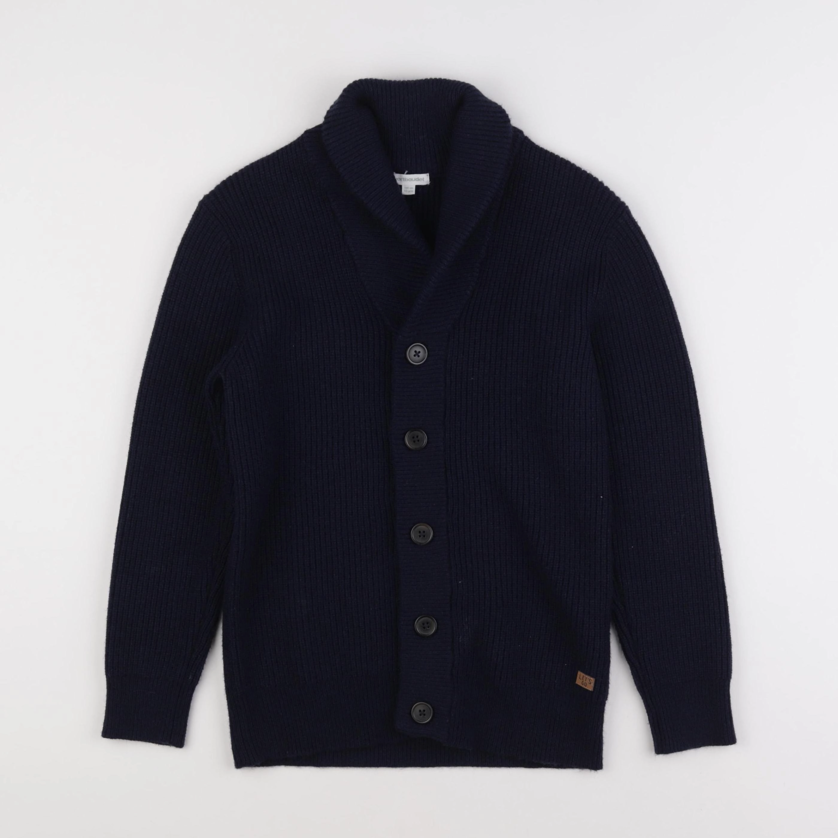 Vertbaudet - gilet bleu - 10 ans