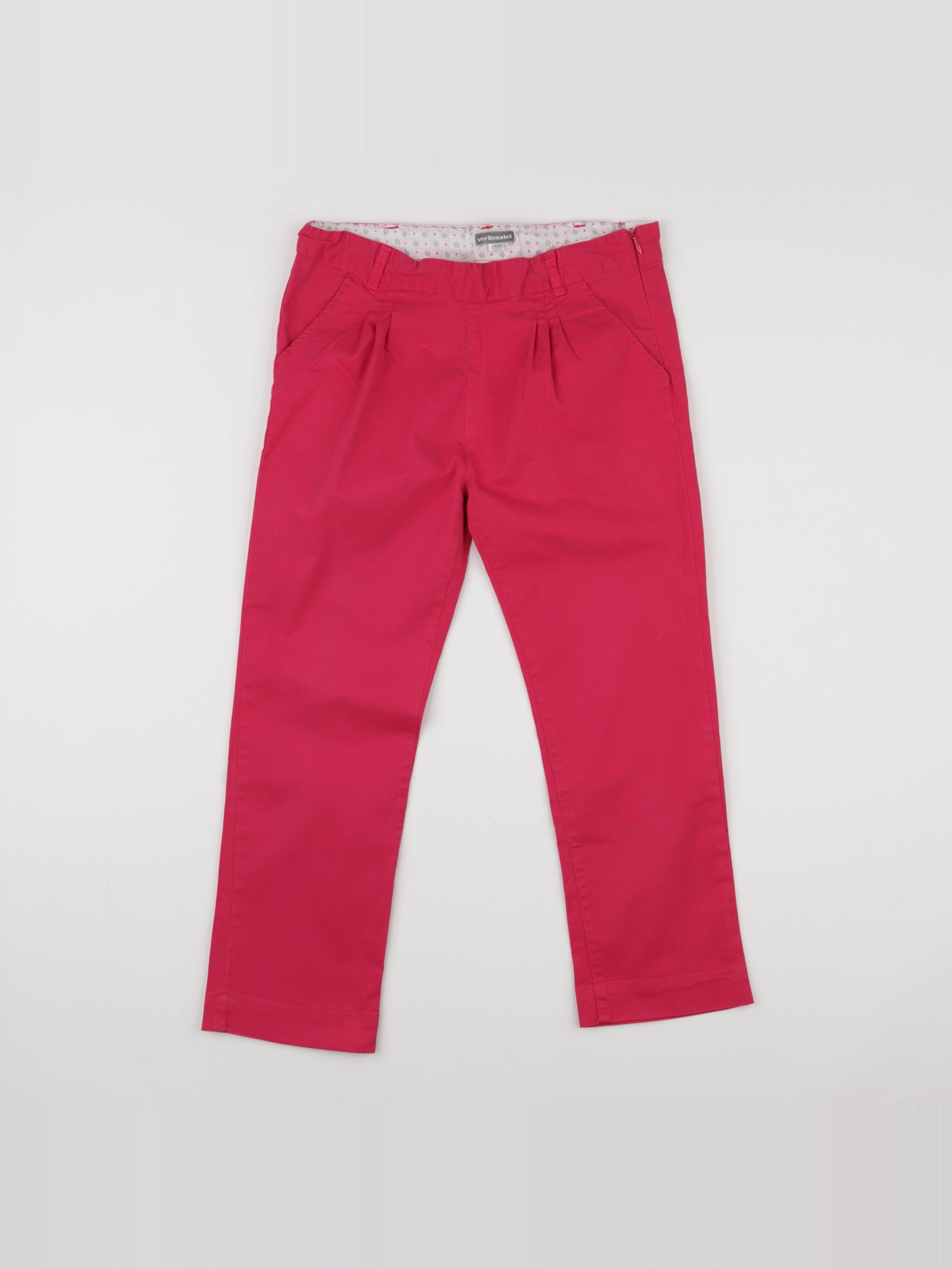 Vertbaudet - pantacourt rose - 14 ans