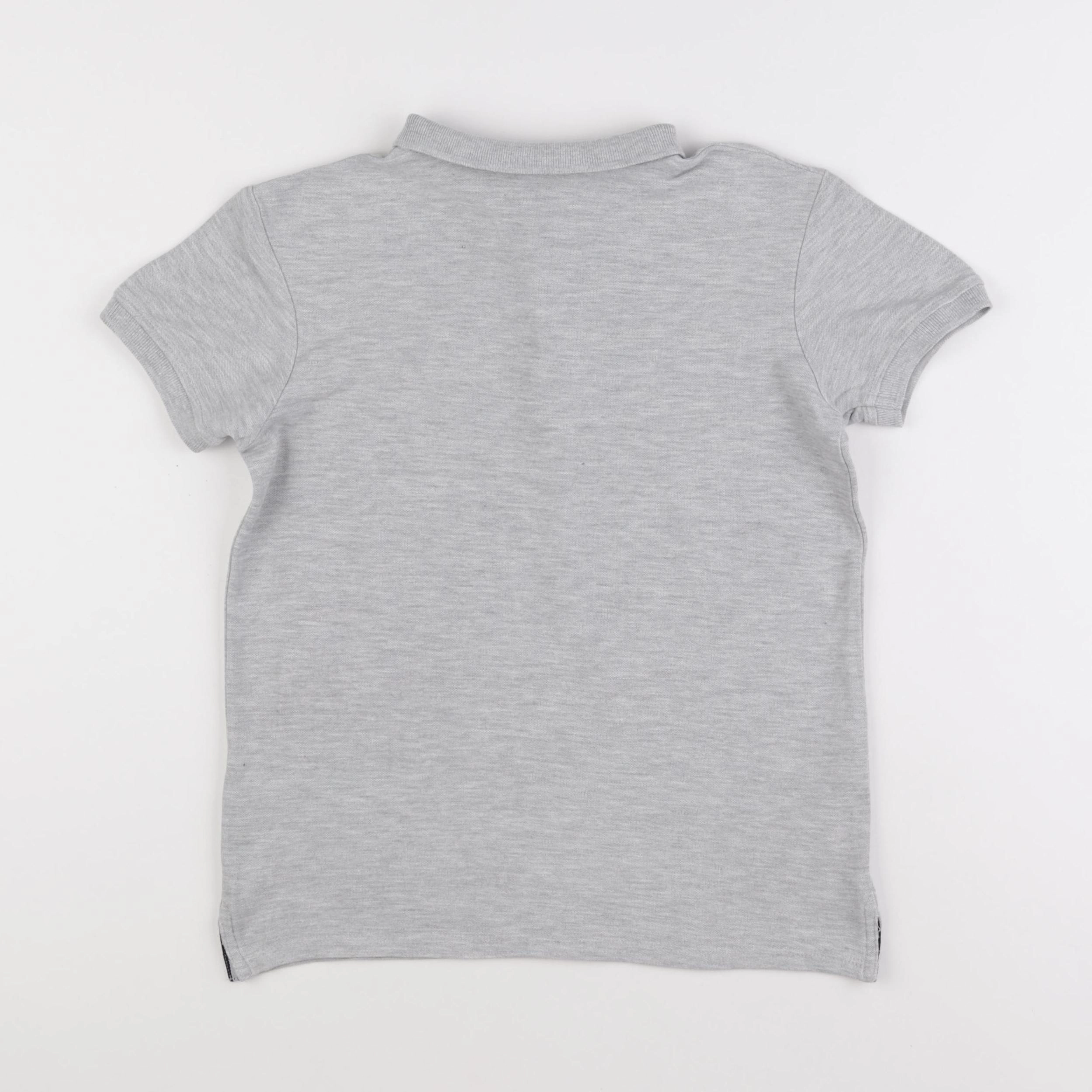 Vertbaudet - polo gris - 10 ans