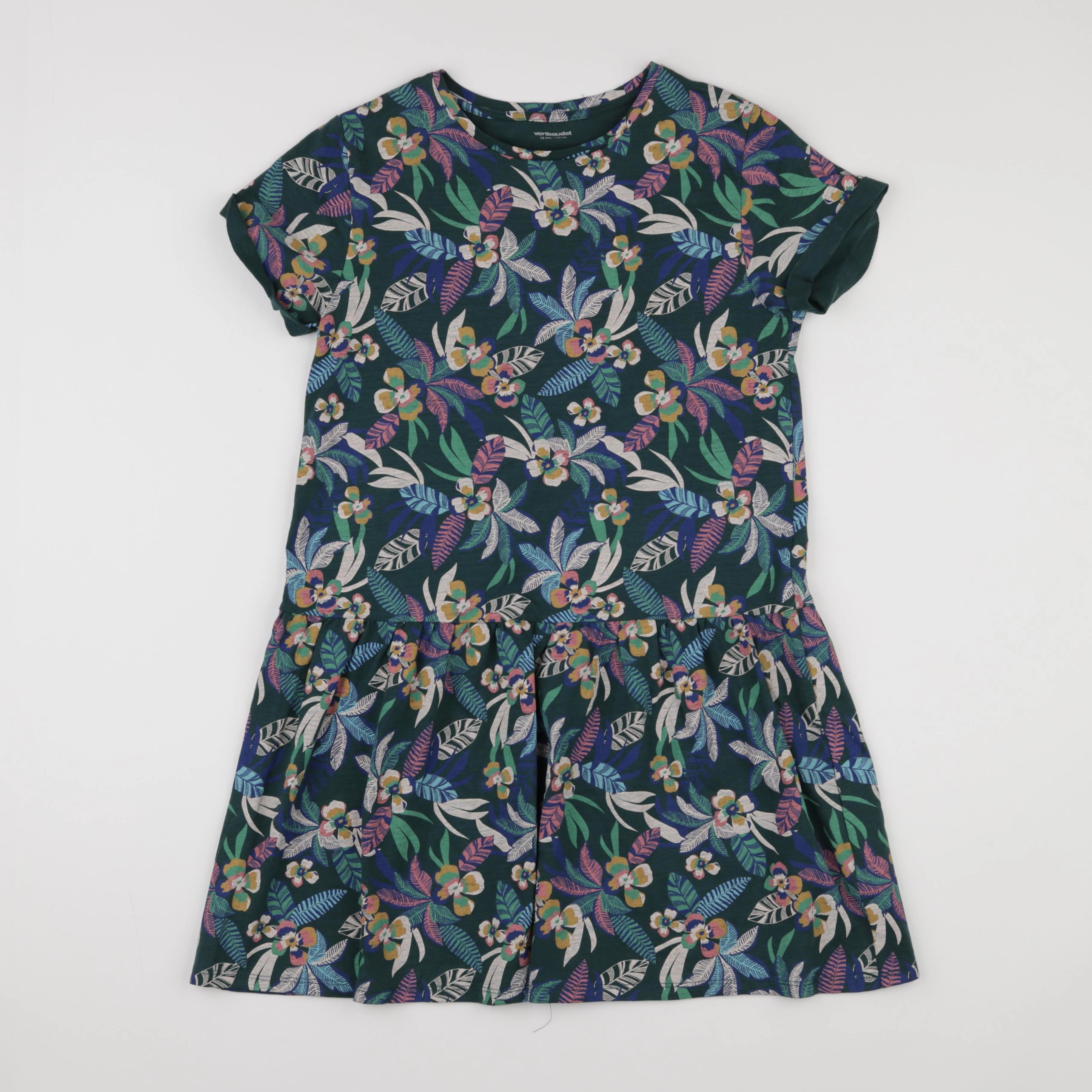 Vertbaudet - robe multicolore - 12 ans