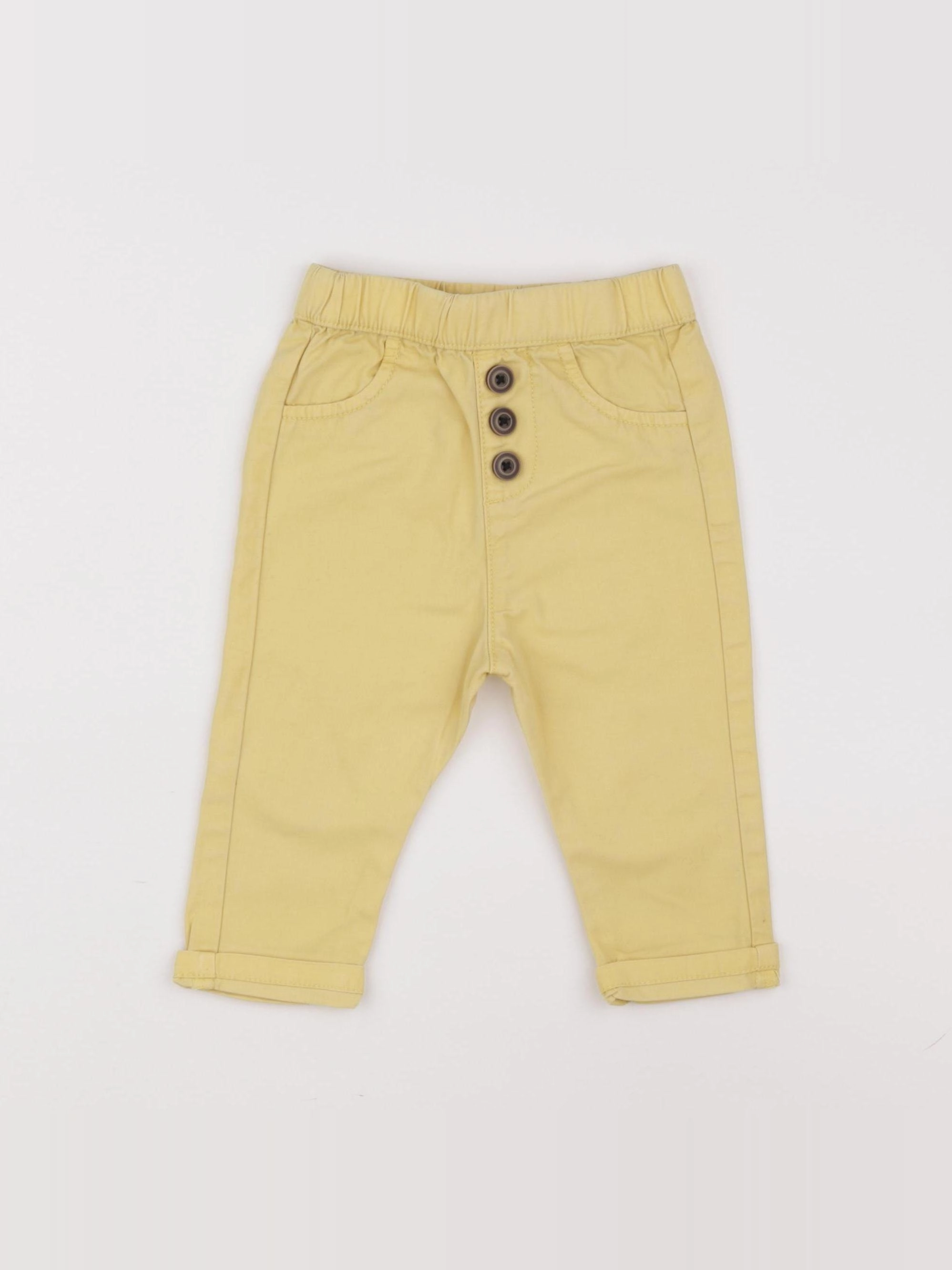 Tape à l'oeil - pantalon jaune - 9 mois