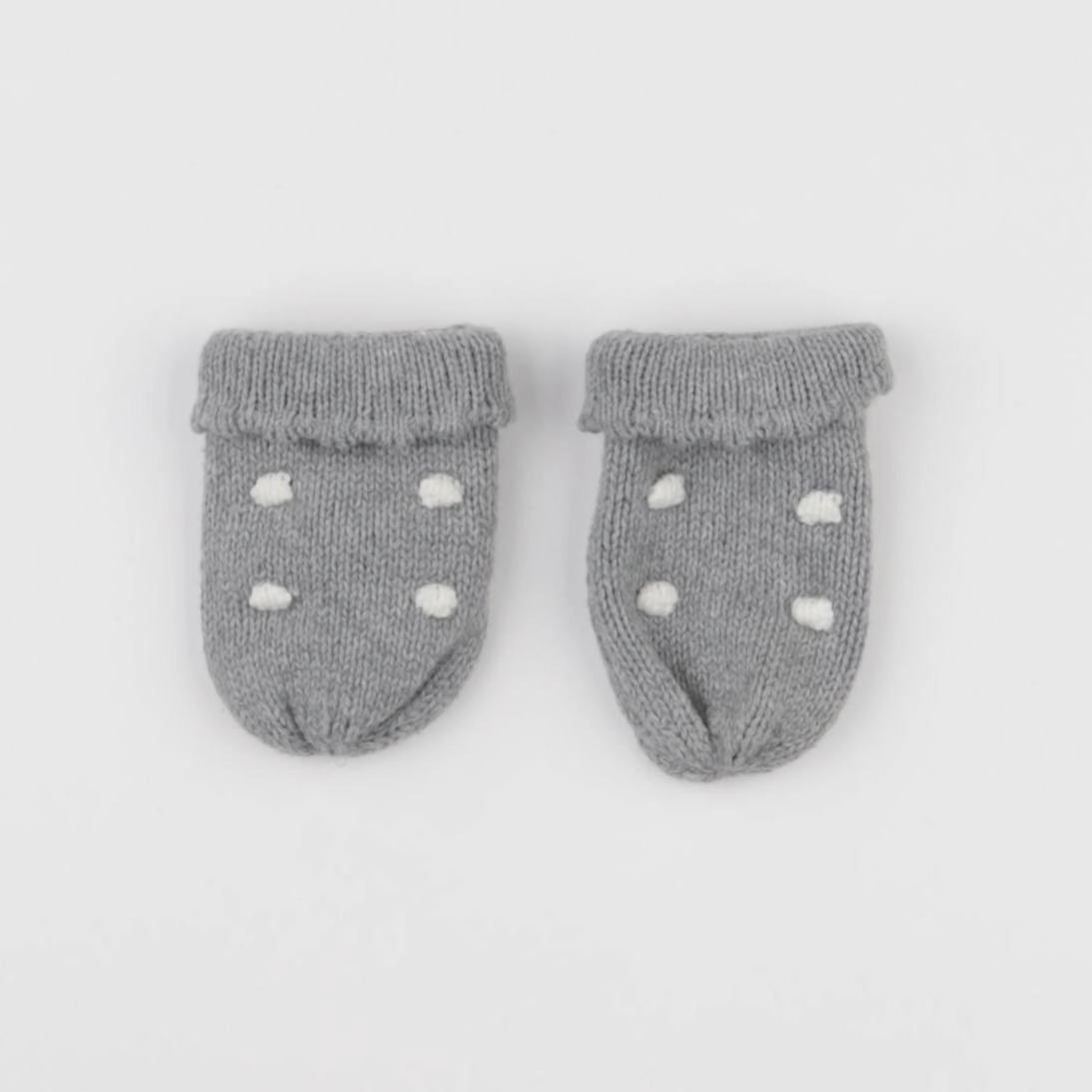 Vertbaudet - moufles gris, blanc - 12/18 mois