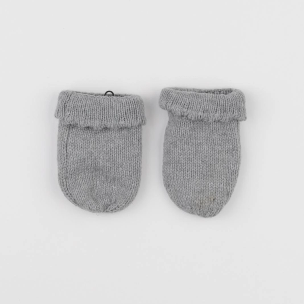 Vertbaudet - moufles gris, blanc - 12/18 mois