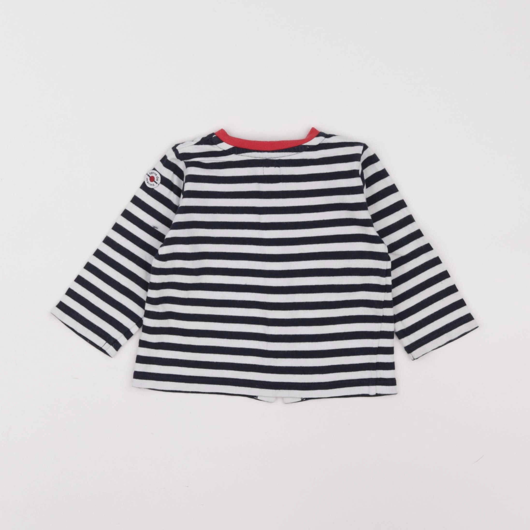 Terre de marins - gilet bleu - 6 mois