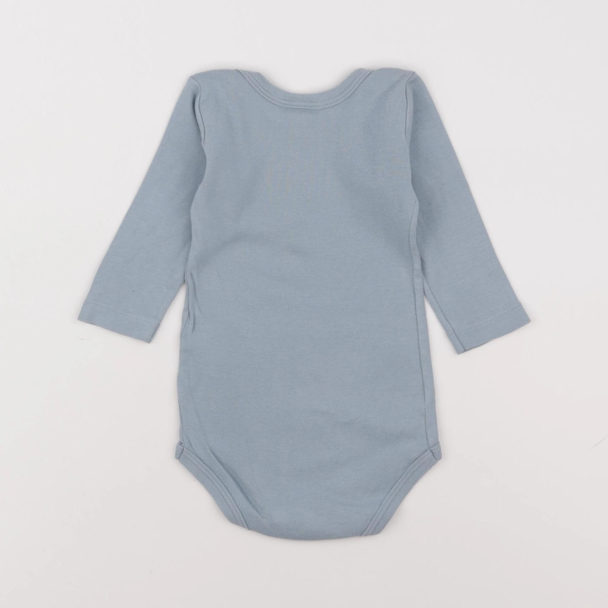 Petit Bateau - body bleu - 6 mois