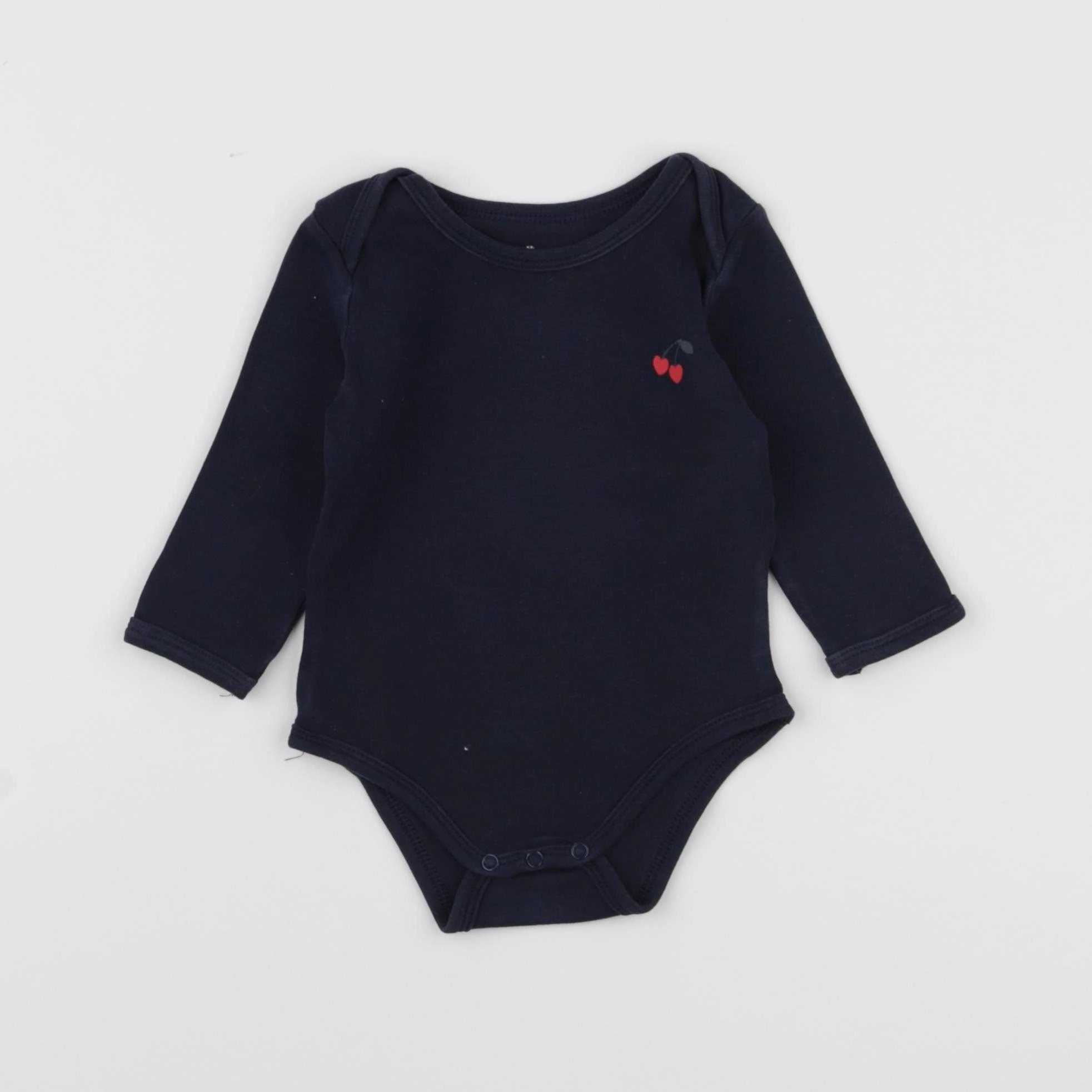 Vertbaudet - body bleu - 6 mois