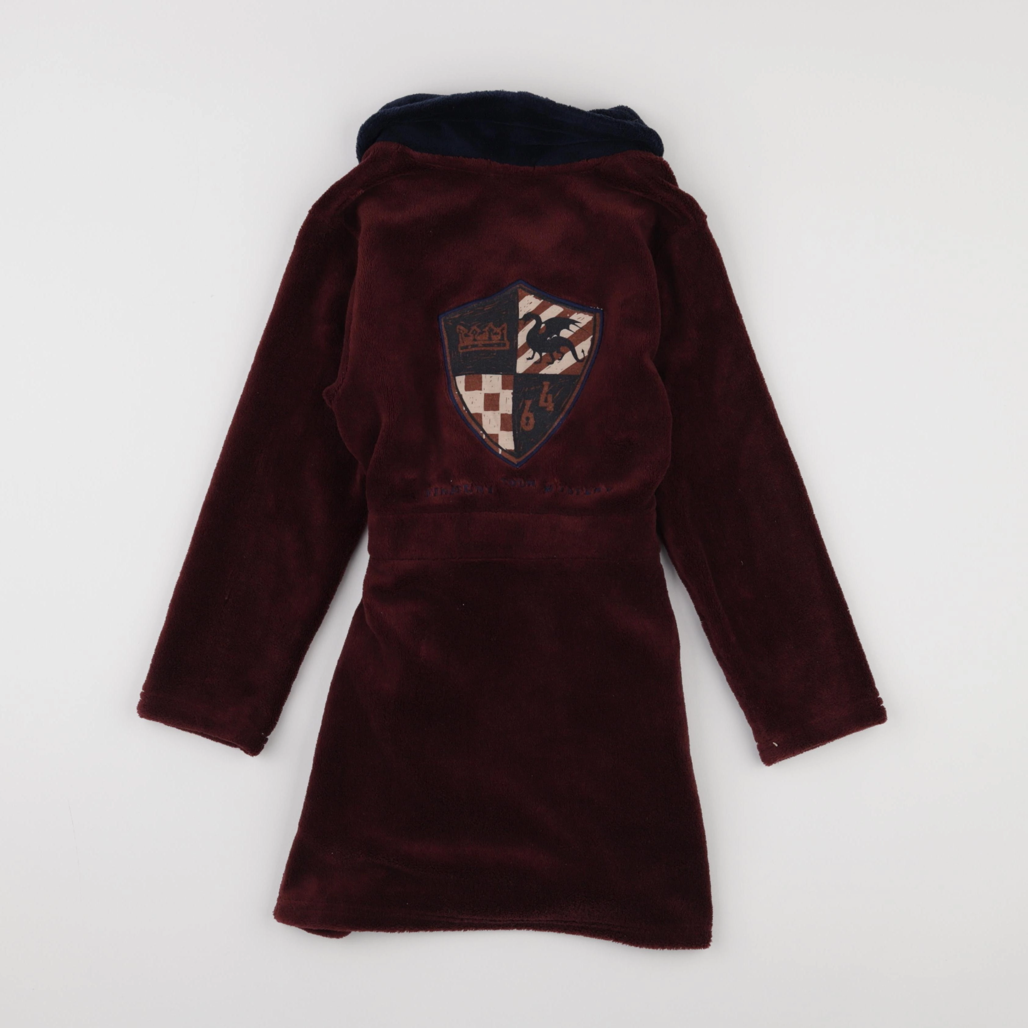 Vertbaudet - robe de chambre rouge - 8 ans