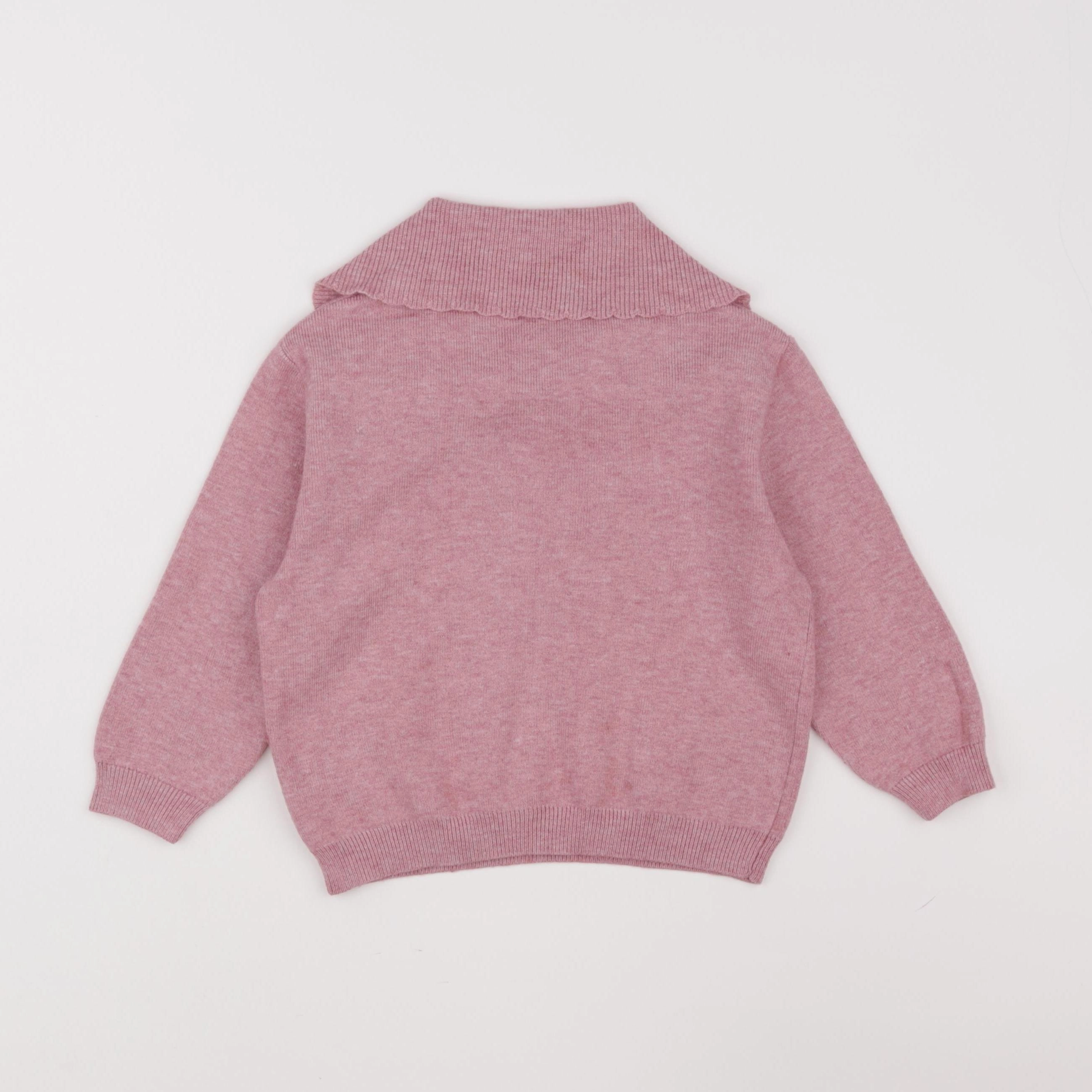 Zara - pull rose - 4 ans