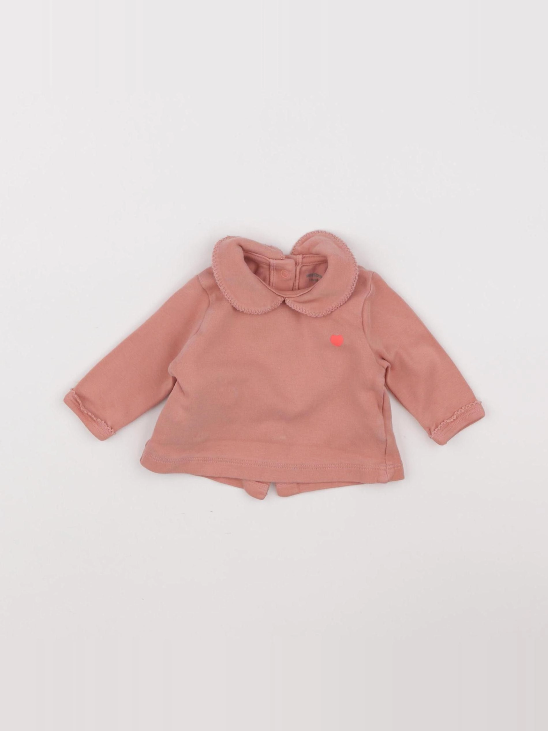 Vertbaudet - tee-shirt rose - 1 mois