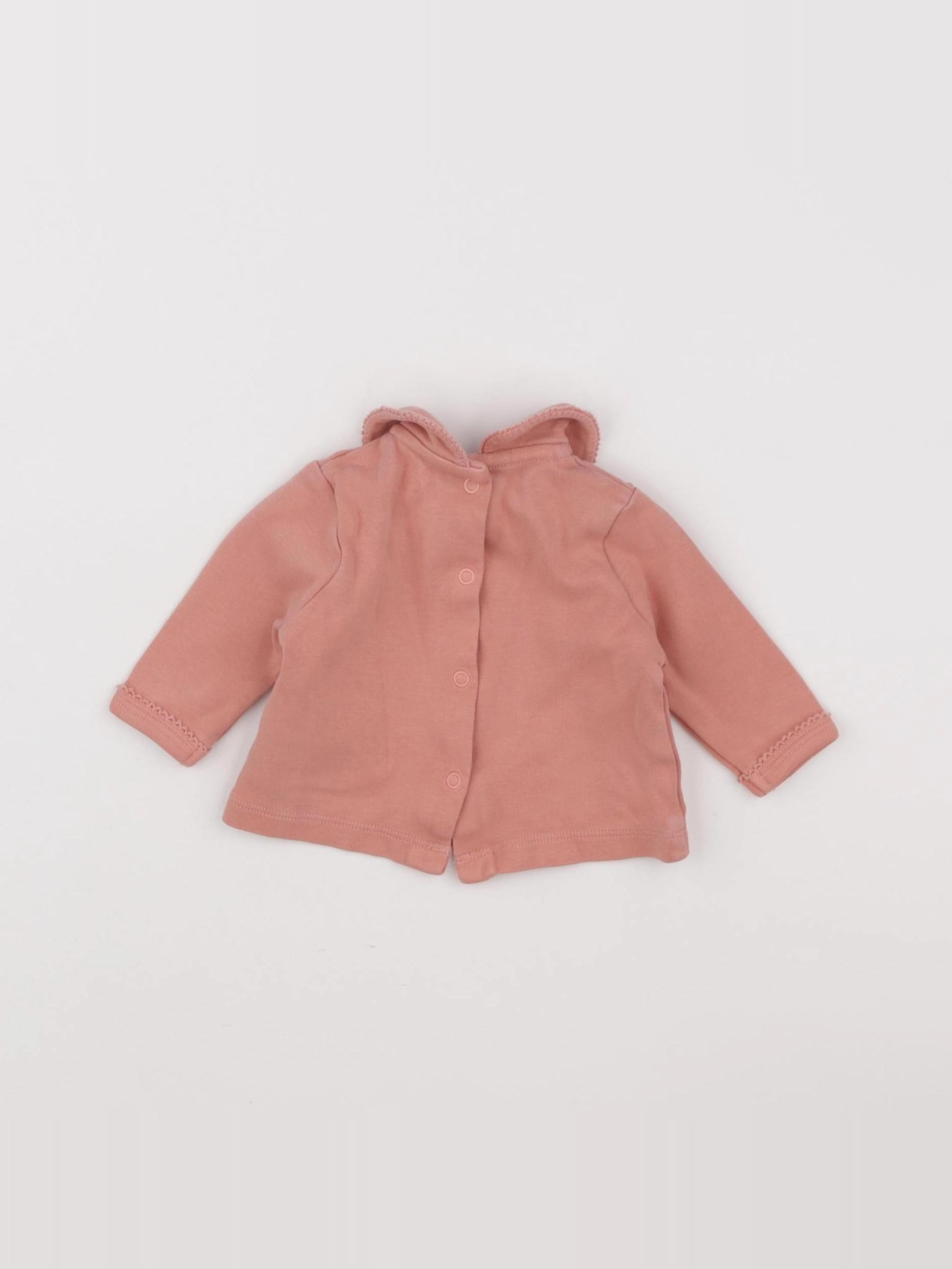 Vertbaudet - tee-shirt rose - 1 mois