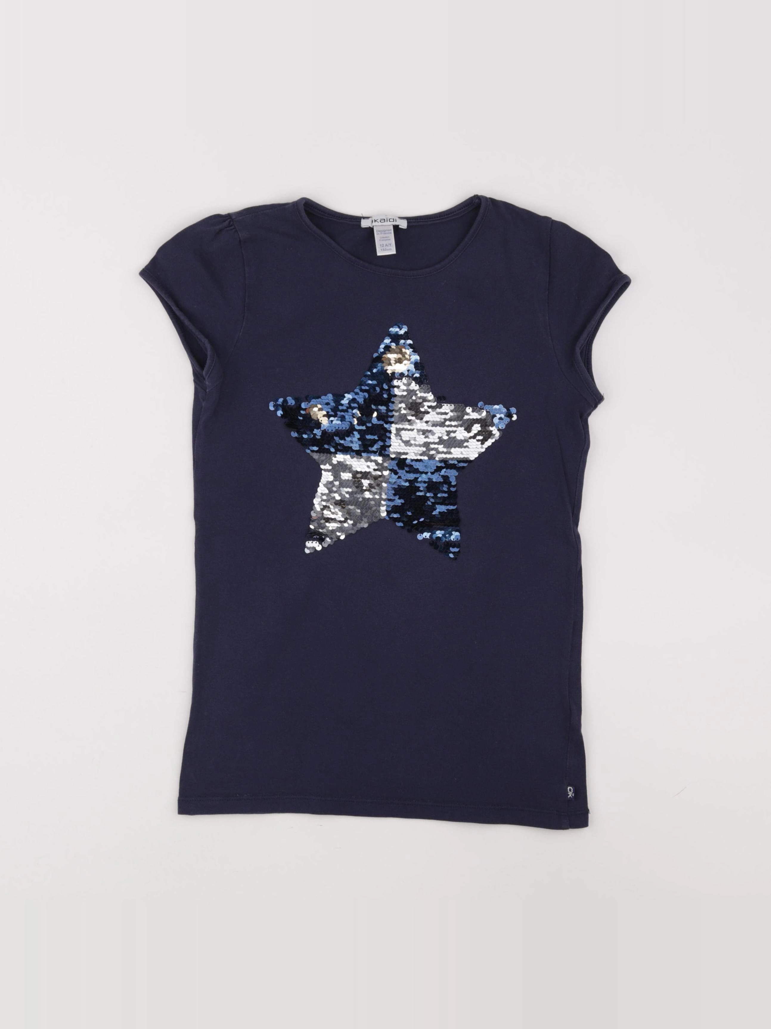 Okaidi - tee-shirt bleu - 12 ans