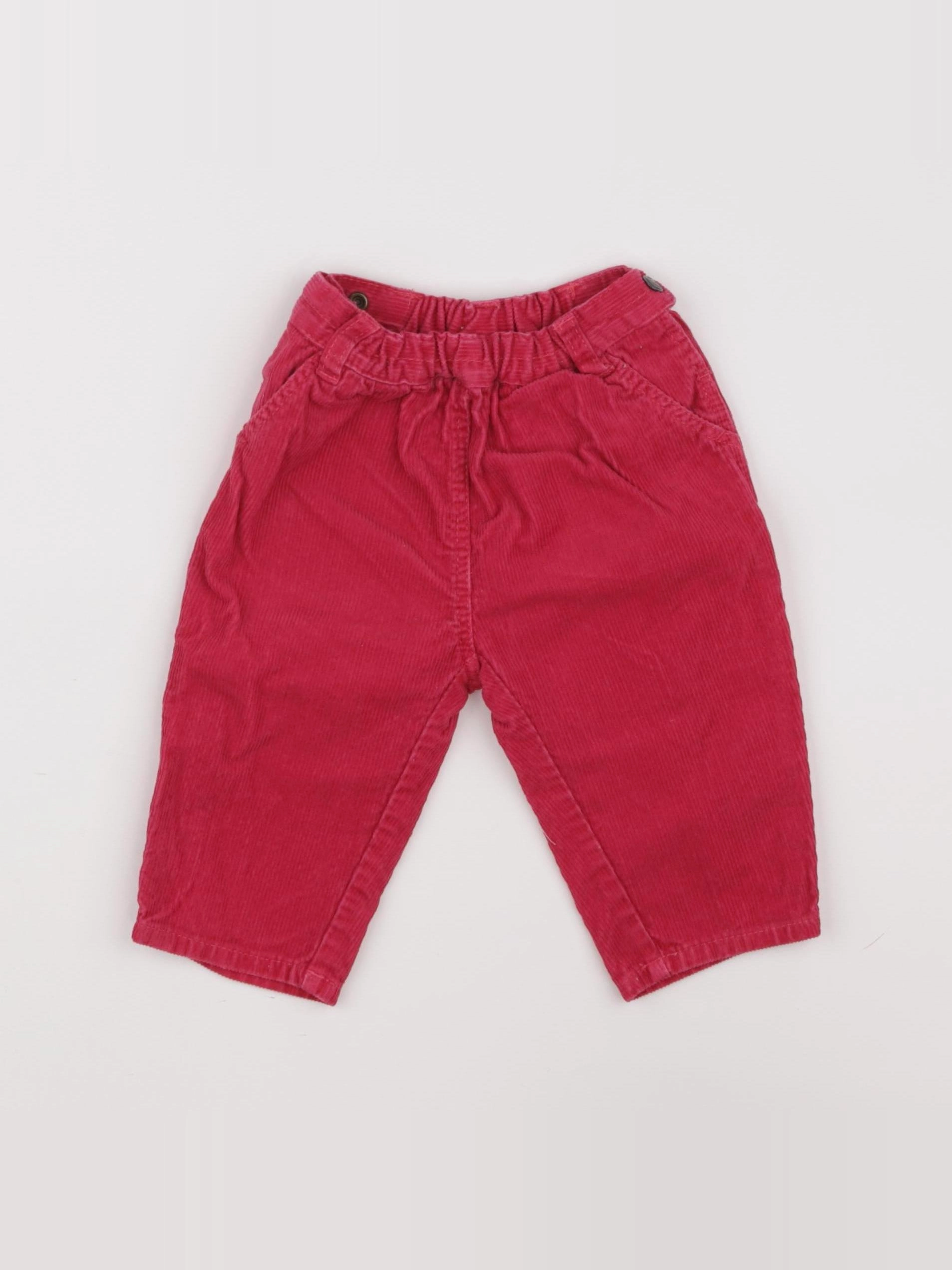 Petit Bateau - pantalon rose - 6 mois