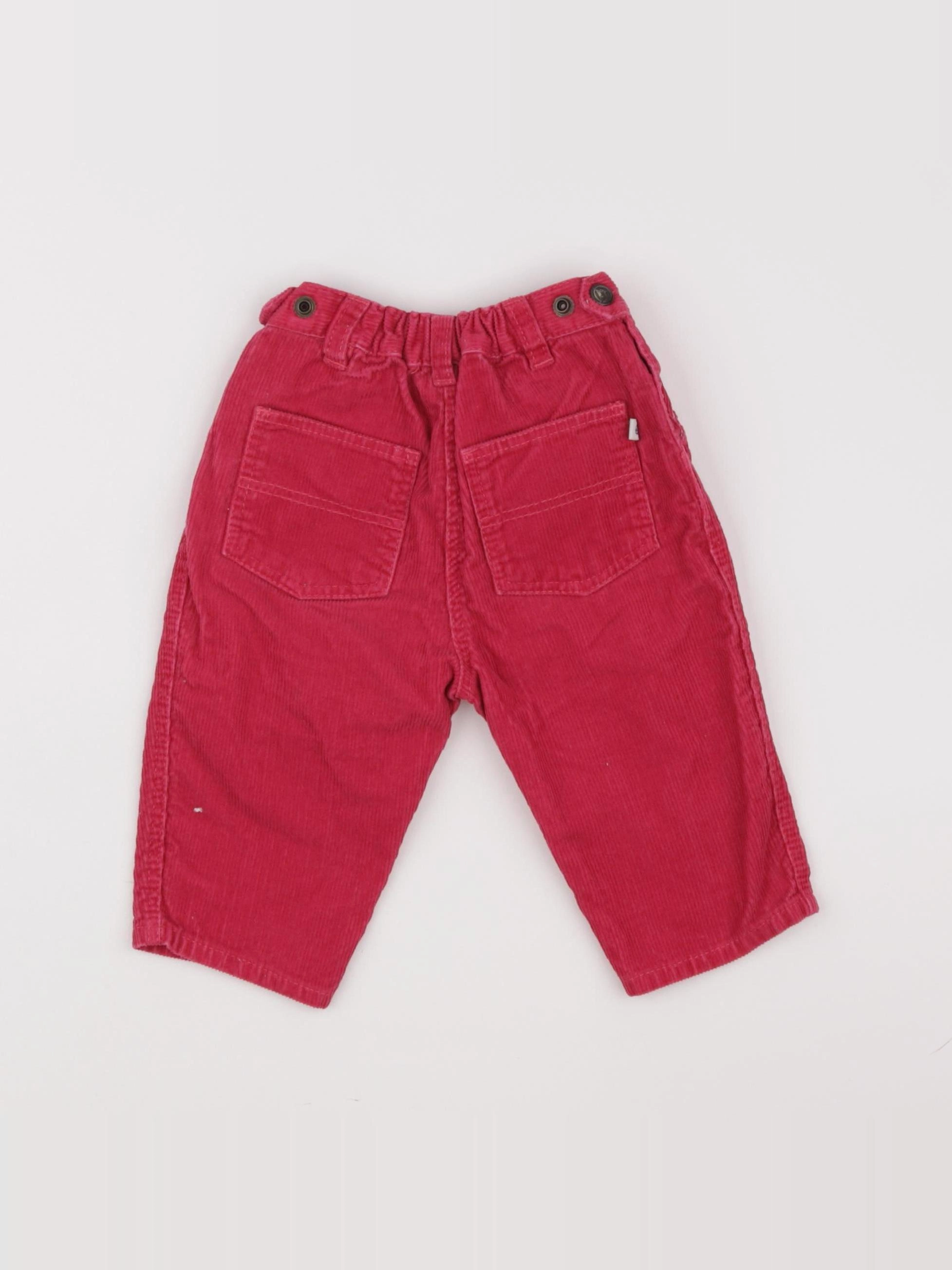Petit Bateau - pantalon rose - 6 mois