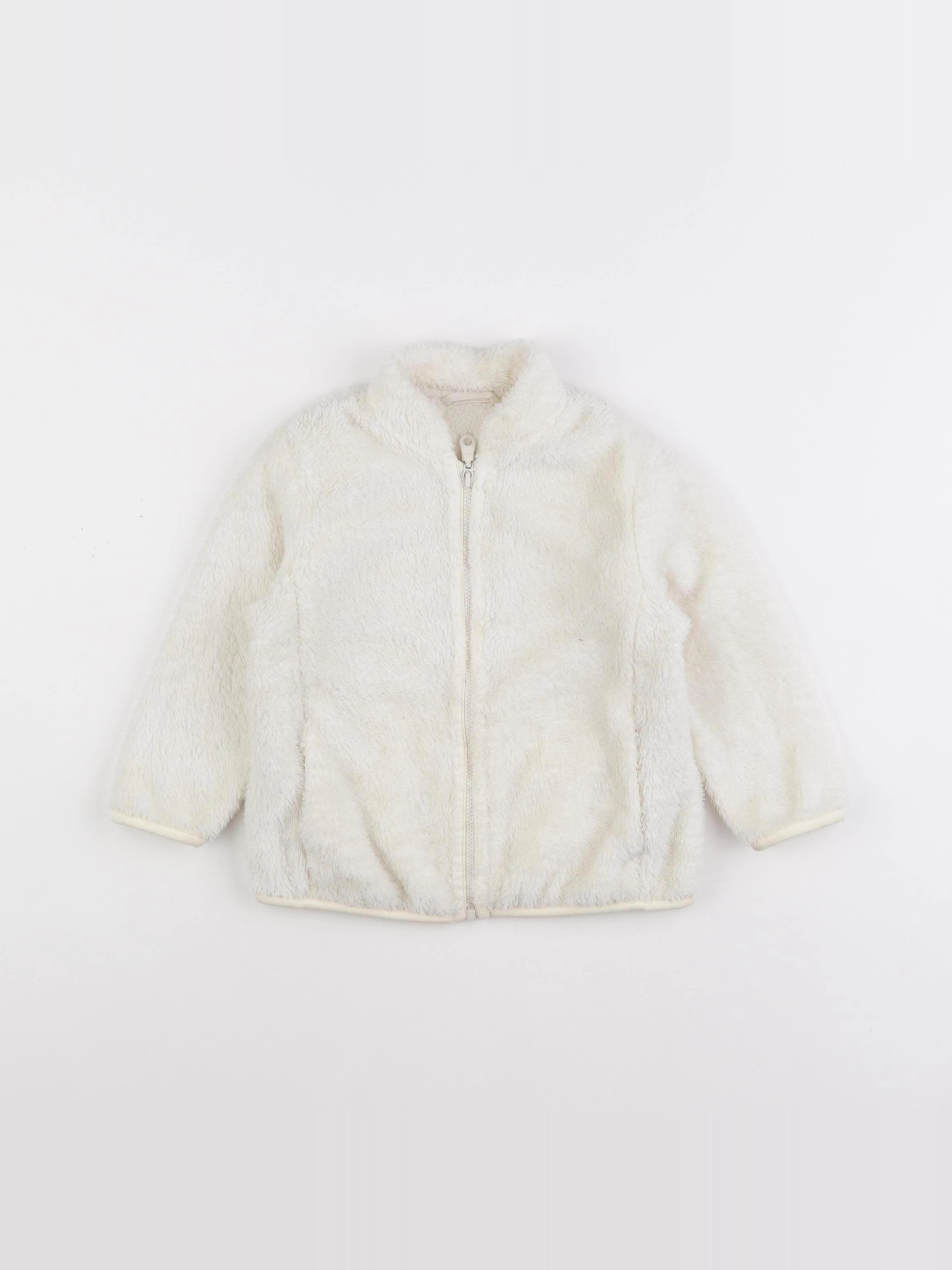 Uniqlo - polaire blanc - 18/24 mois