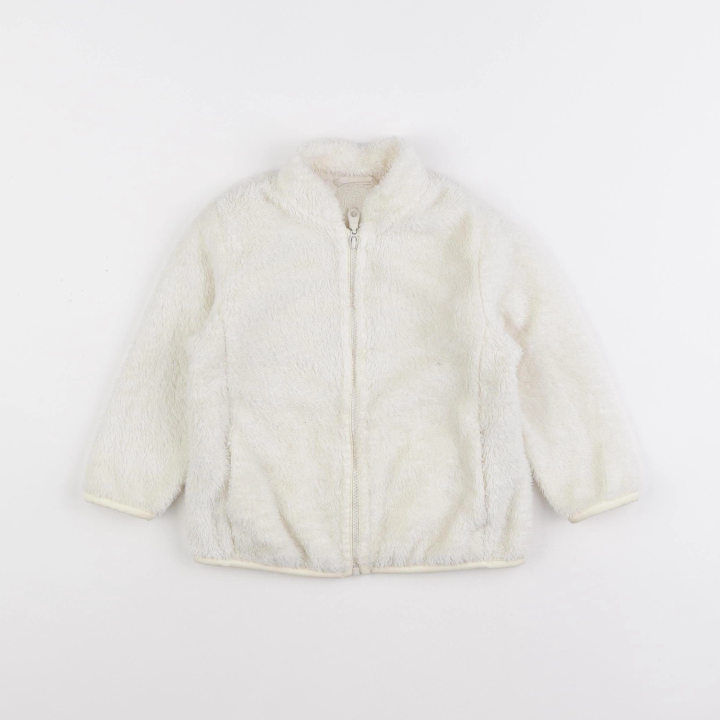 Uniqlo - polaire blanc - 18/24 mois