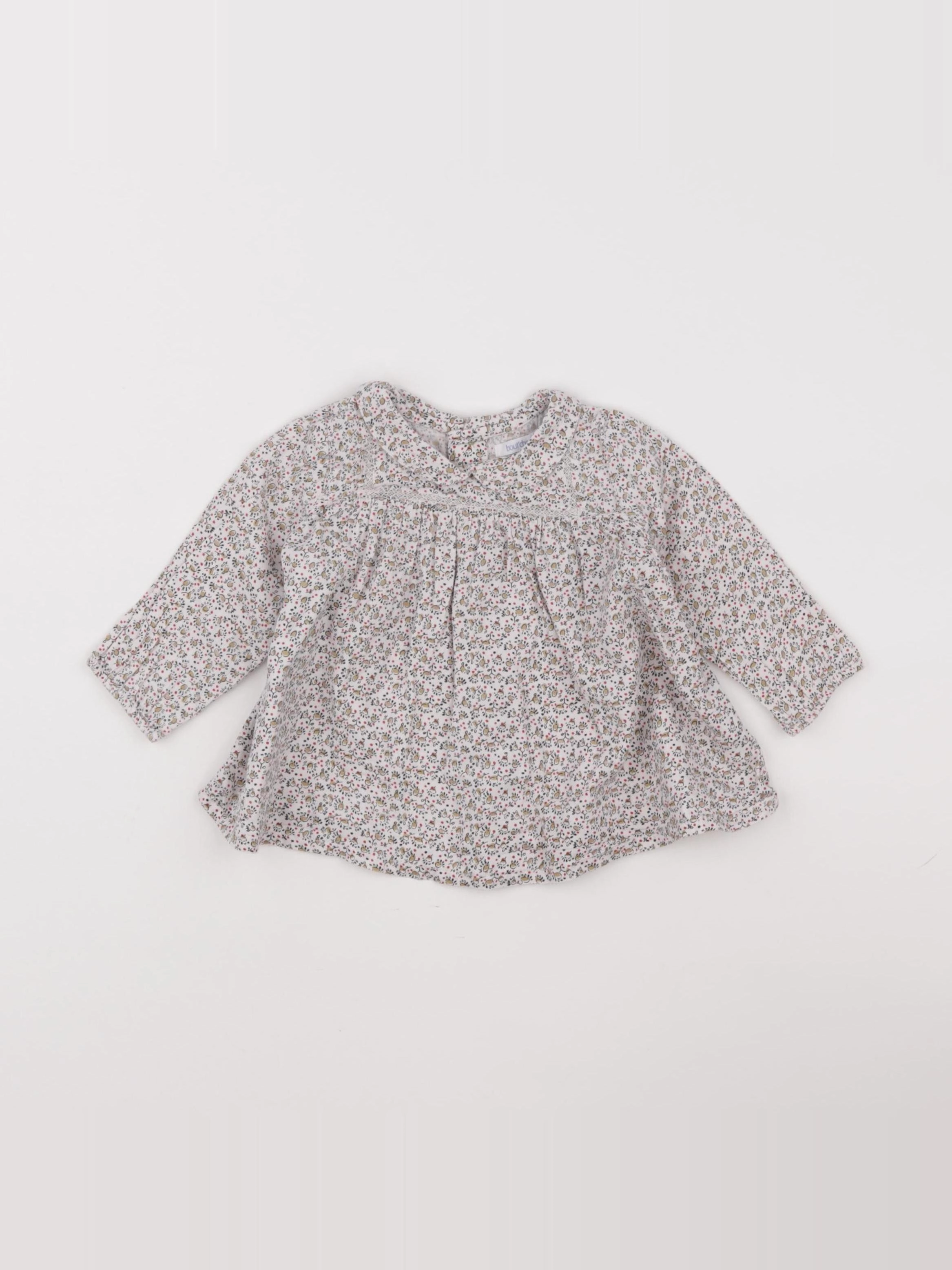 Boutchou - blouse multicolore - 9 mois