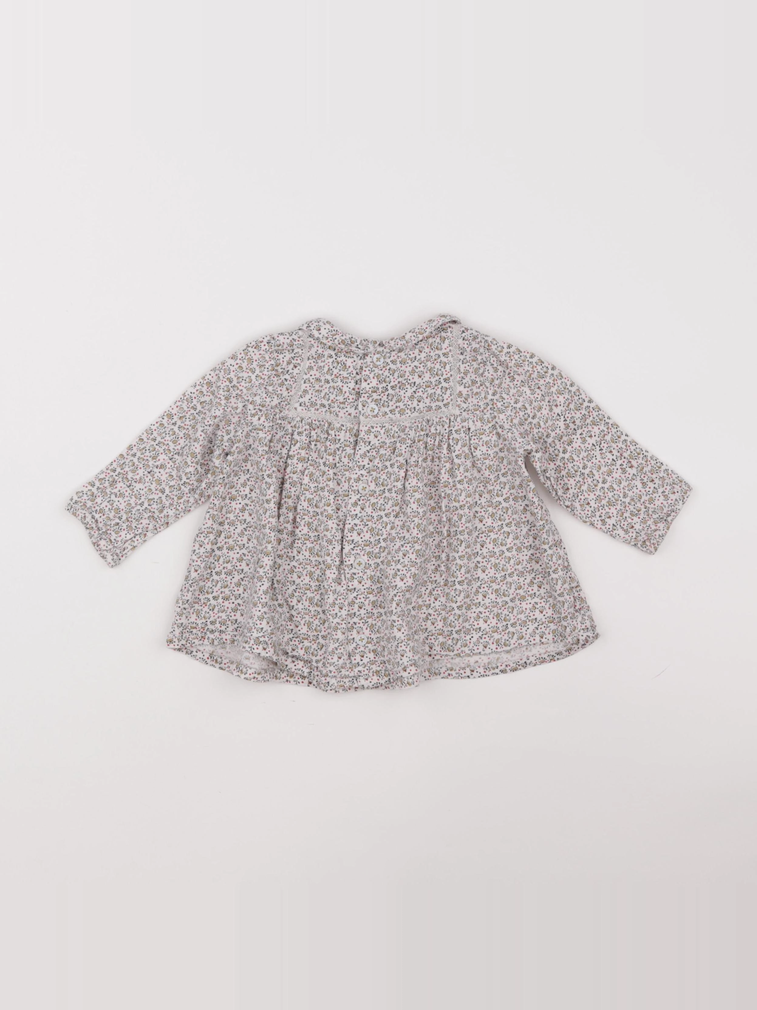 Boutchou - blouse multicolore - 9 mois