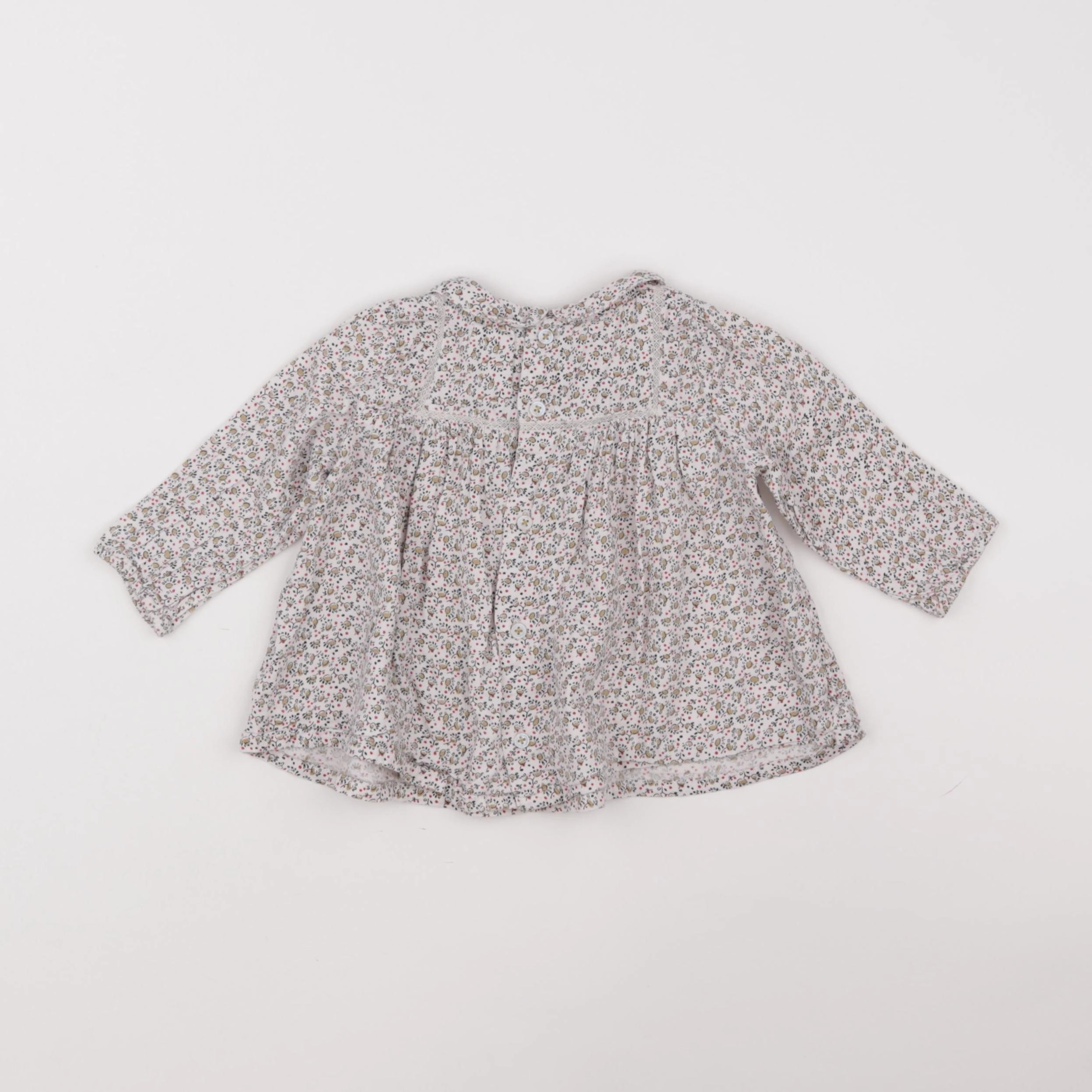 Boutchou - blouse multicolore - 9 mois