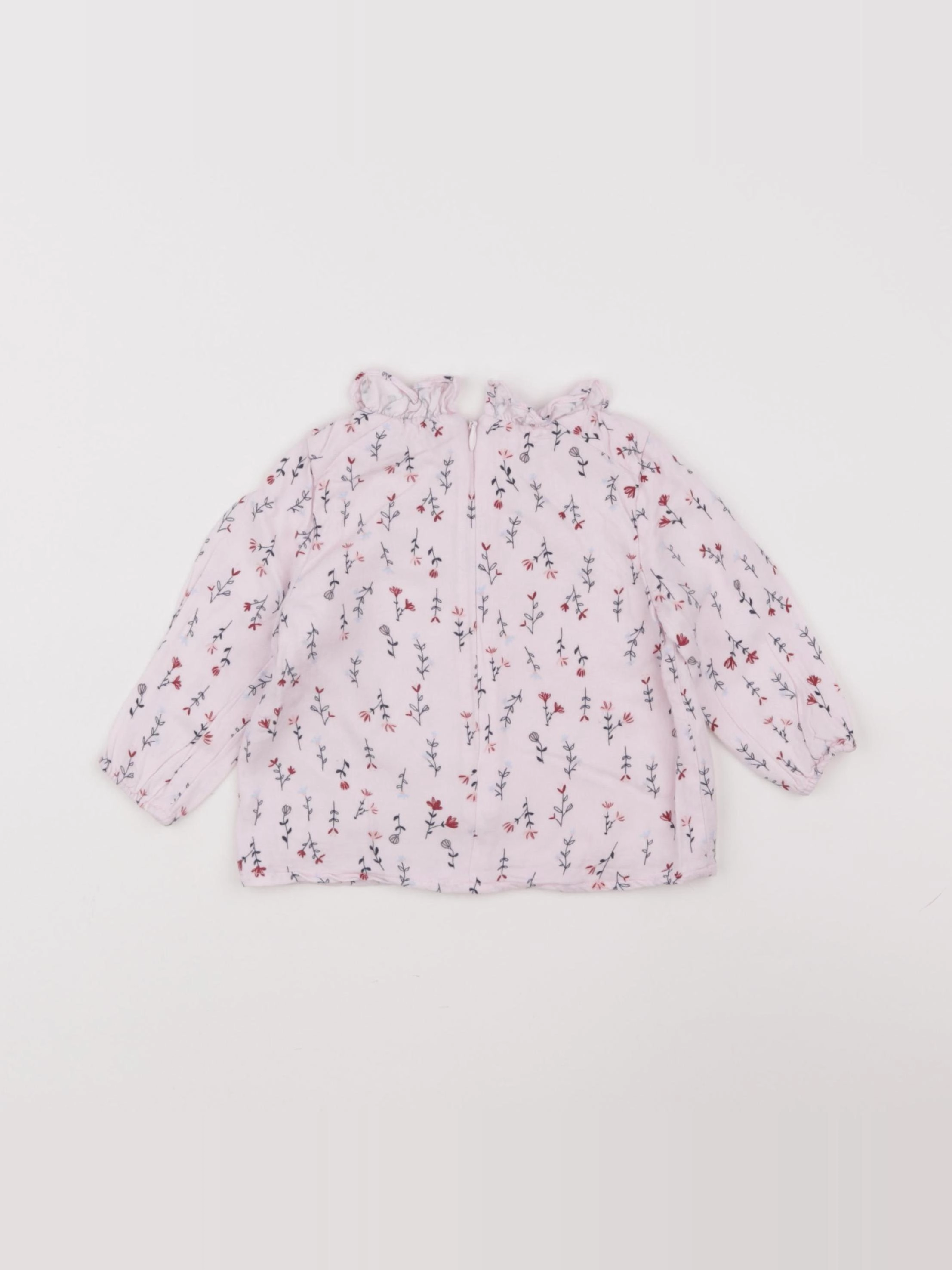 Carrément Beau - blouse rose - 6 mois