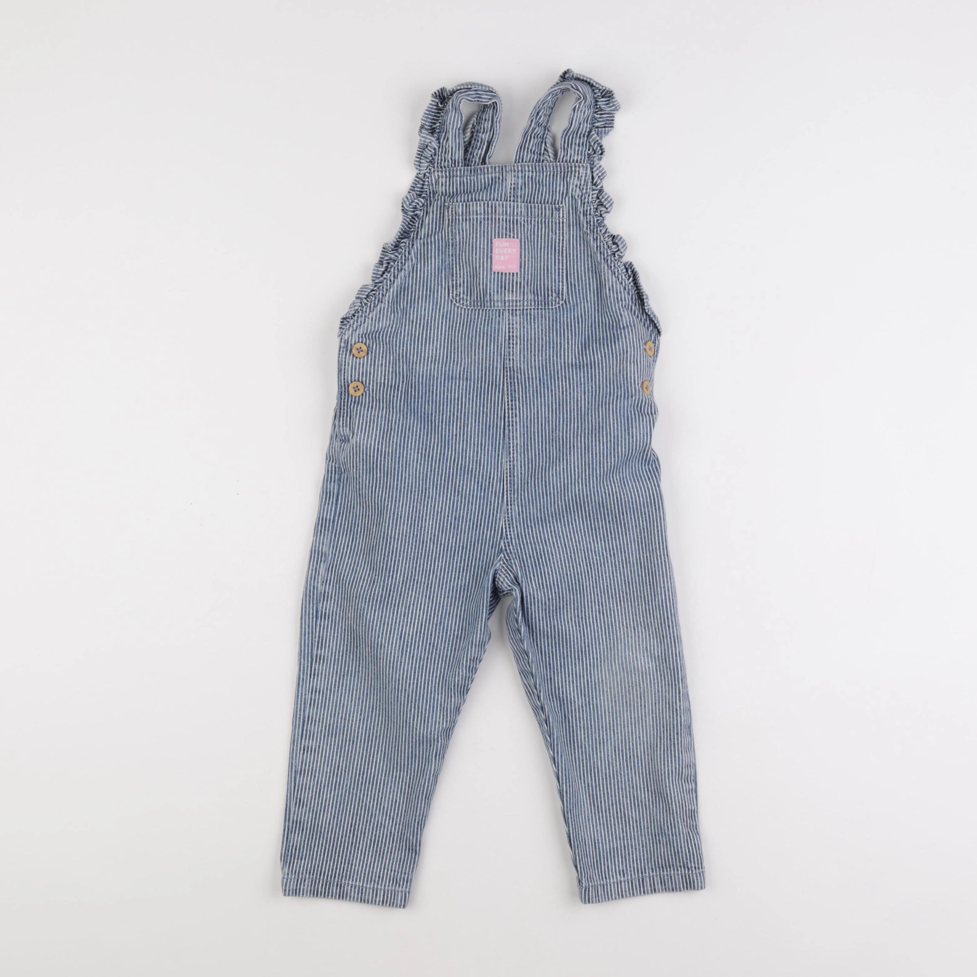 Boutchou - salopette bleu, blanc - 24 mois