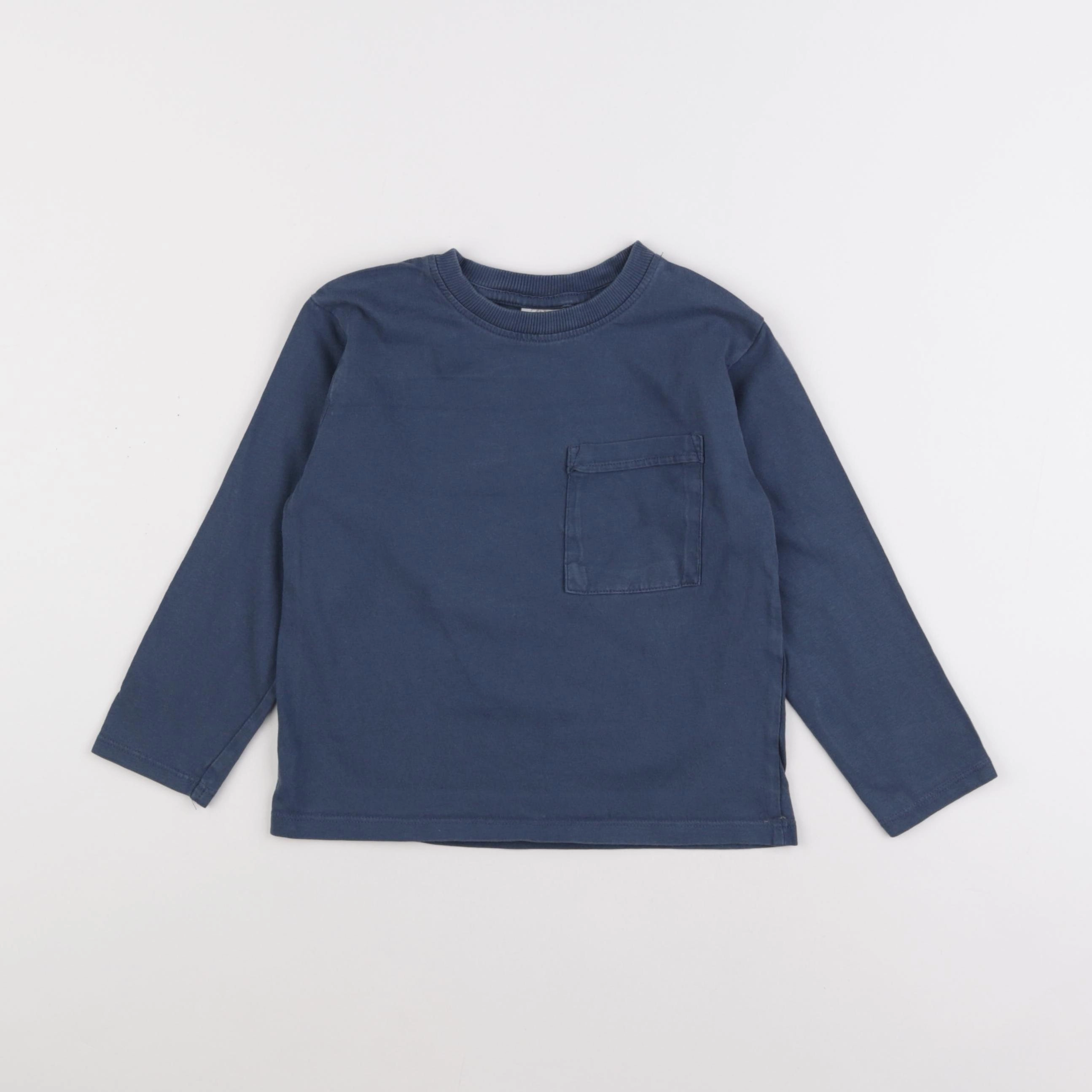 Zara - tee-shirt bleu - 3/4 ans