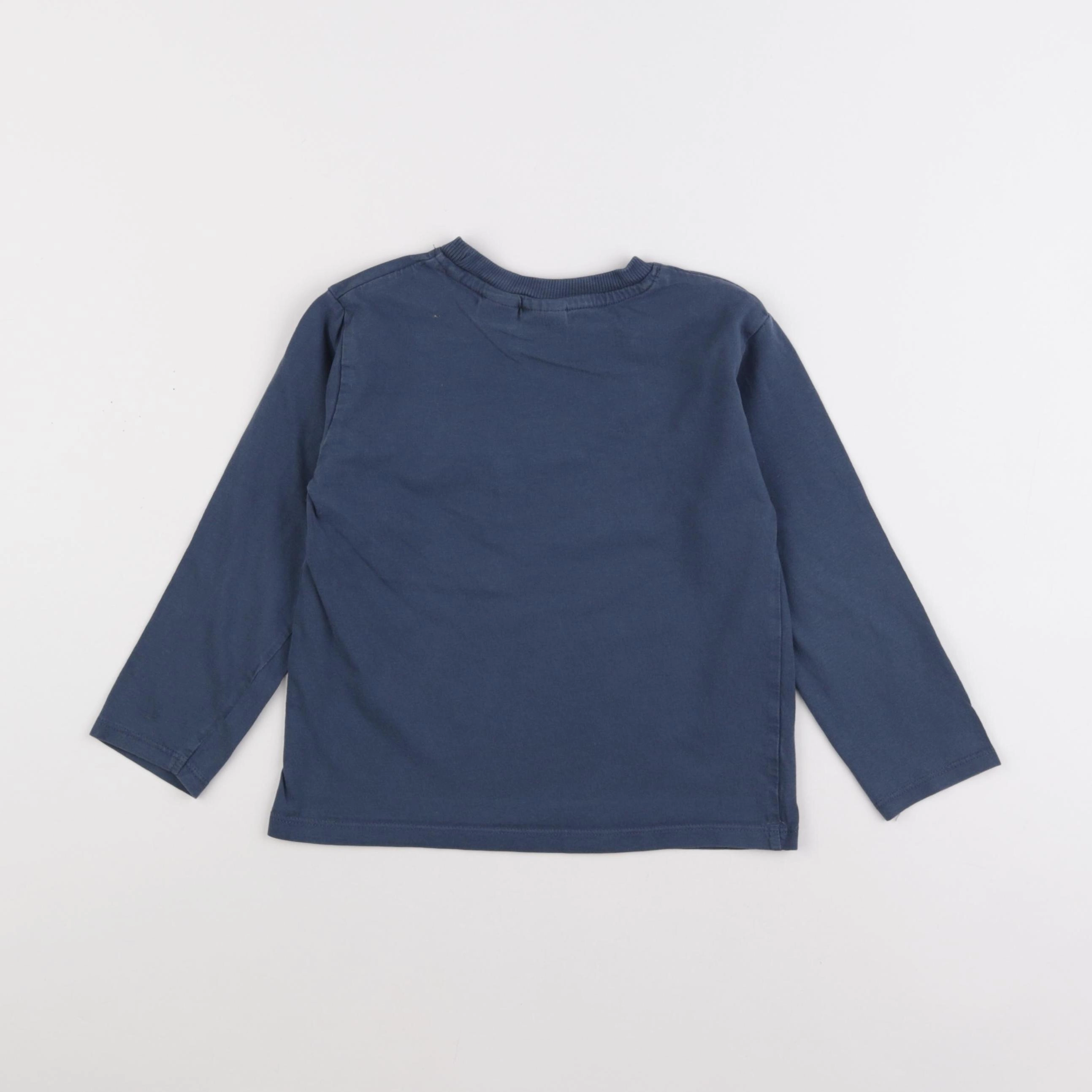 Zara - tee-shirt bleu - 3/4 ans