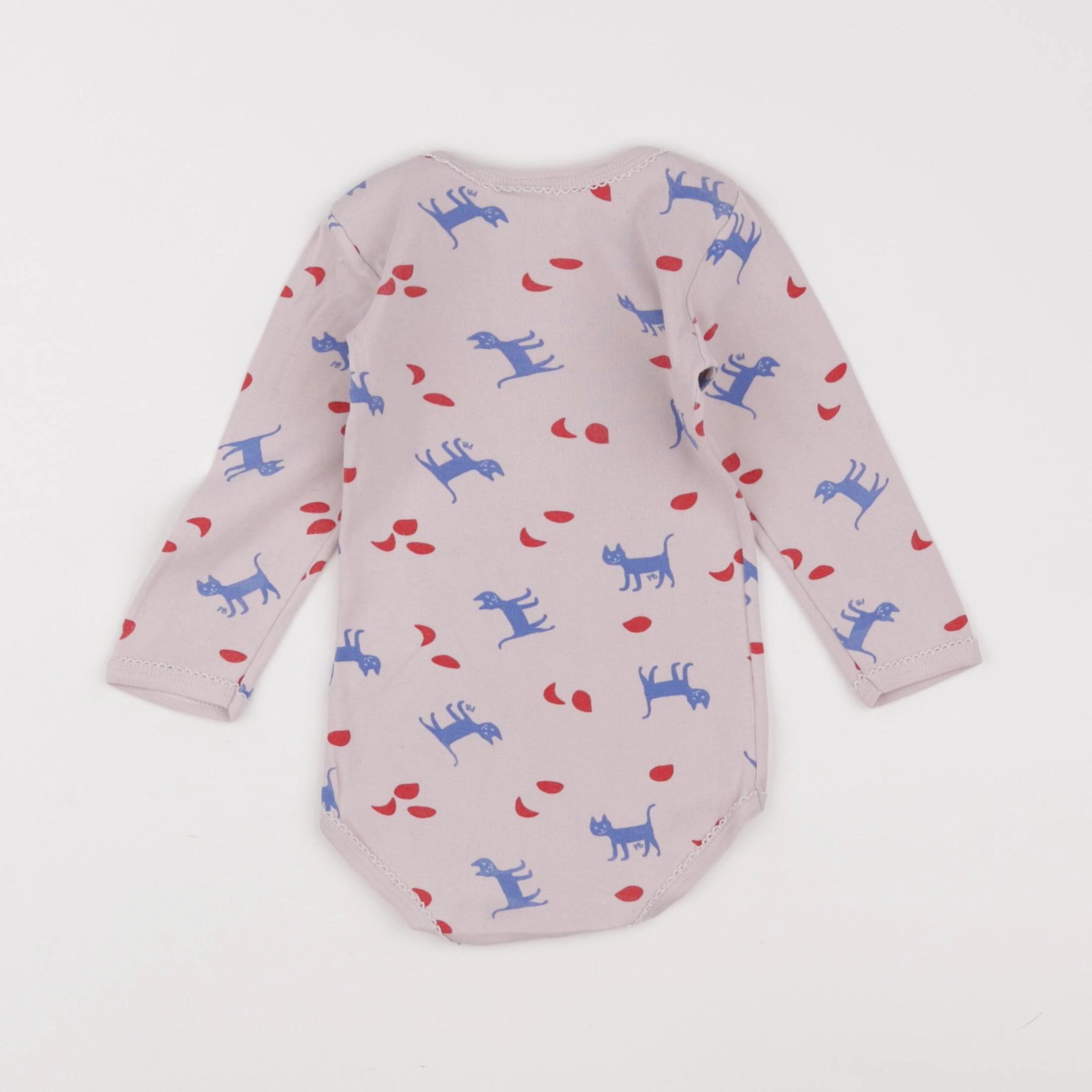 Petit Bateau - body rose - 18 mois