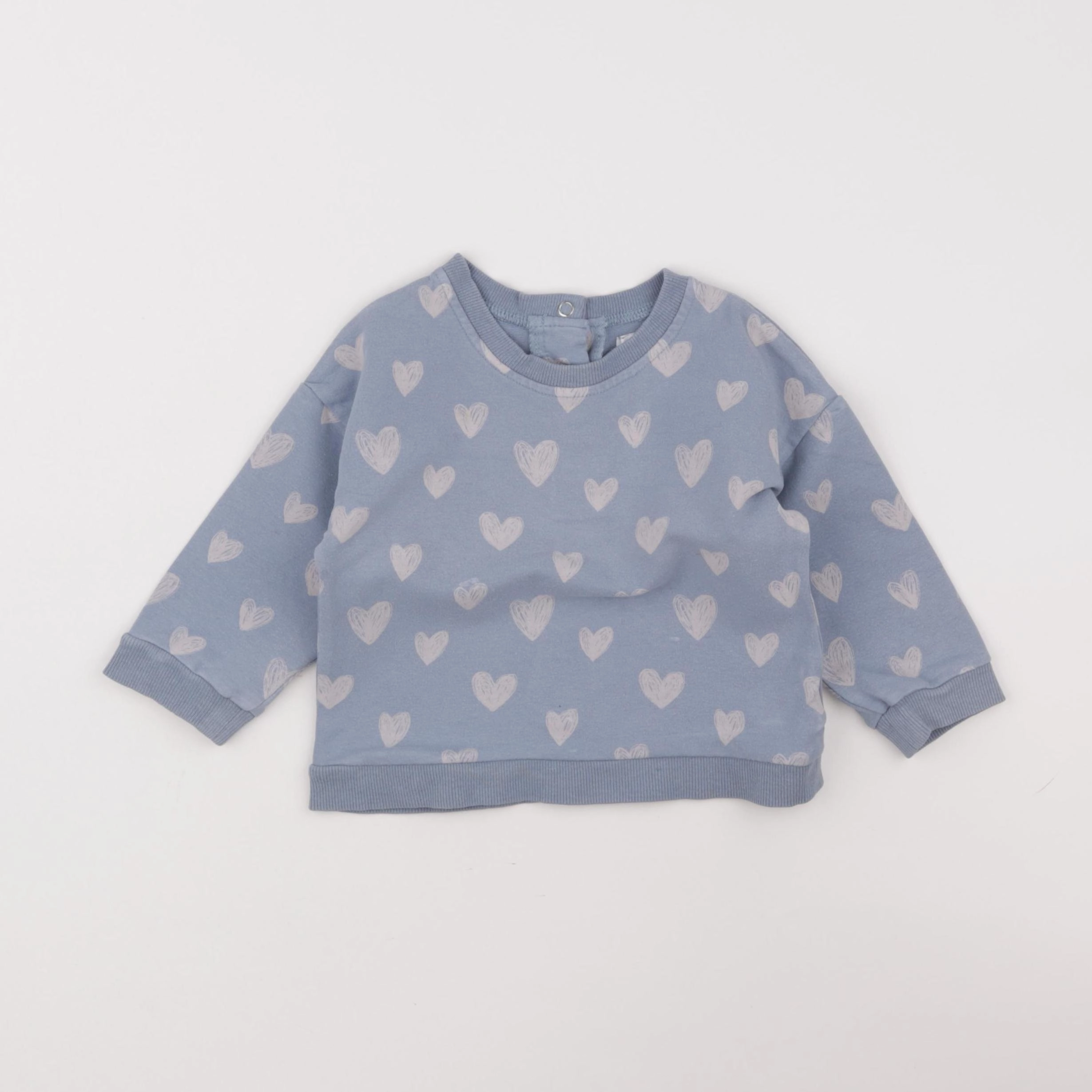 La Redoute - sweat bleu - 18 mois