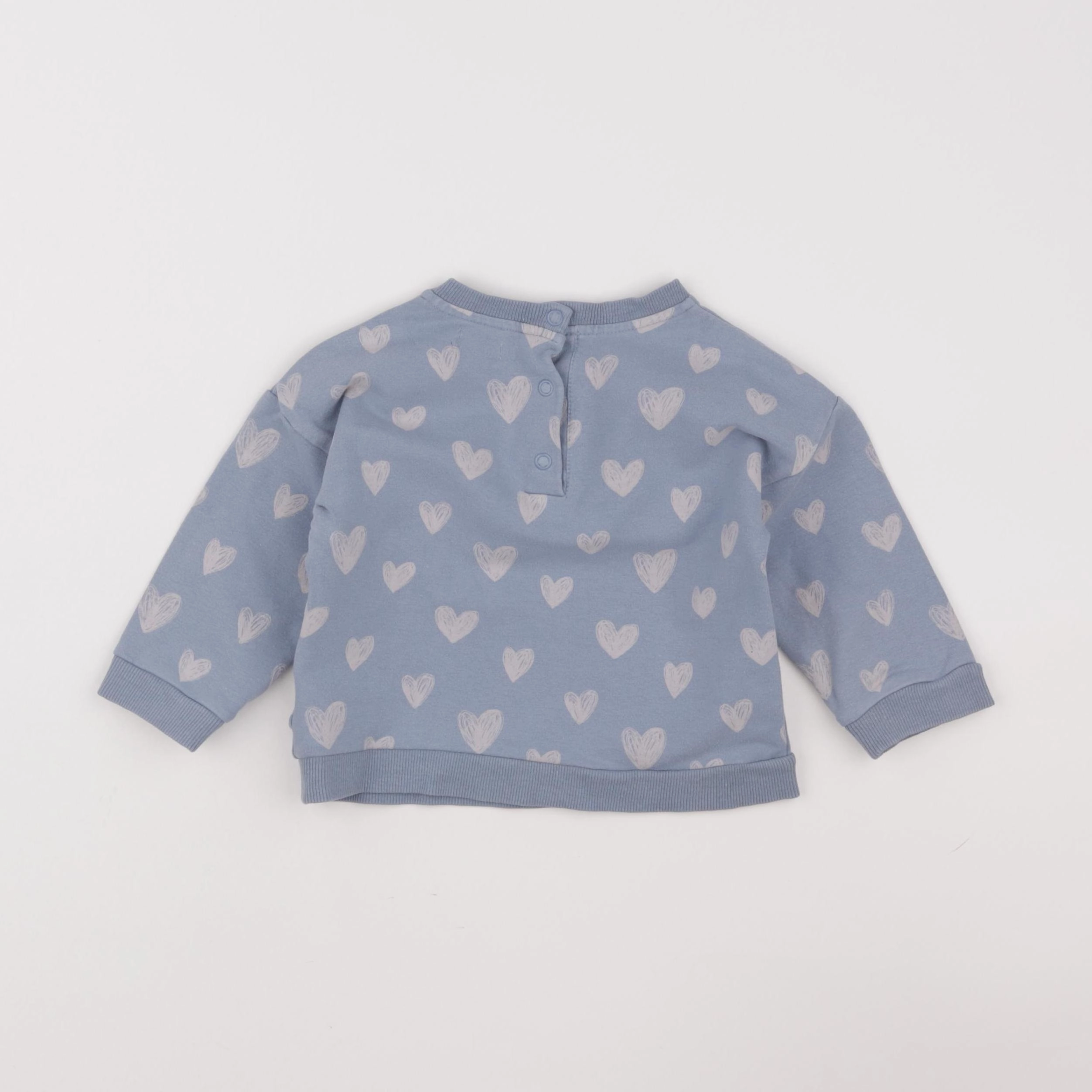 La Redoute - sweat bleu - 18 mois