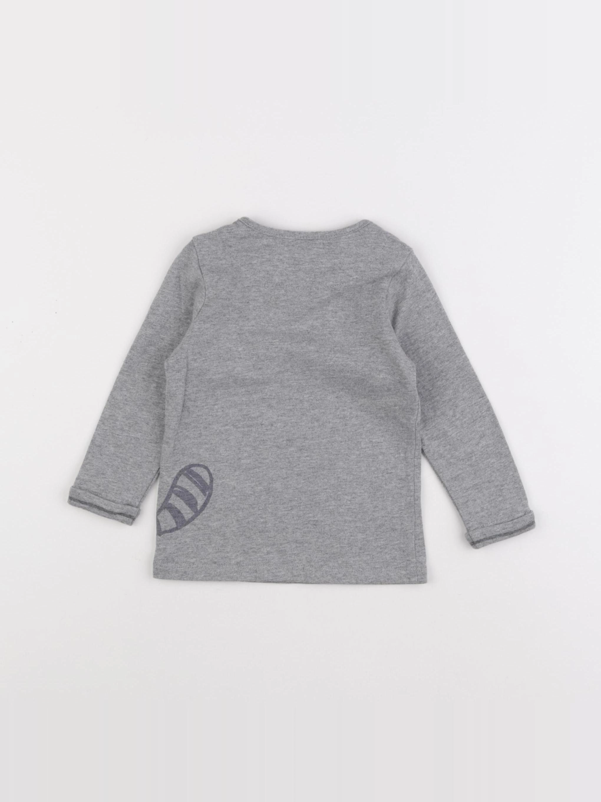 Cadet Rousselle - tee-shirt gris - 12 mois