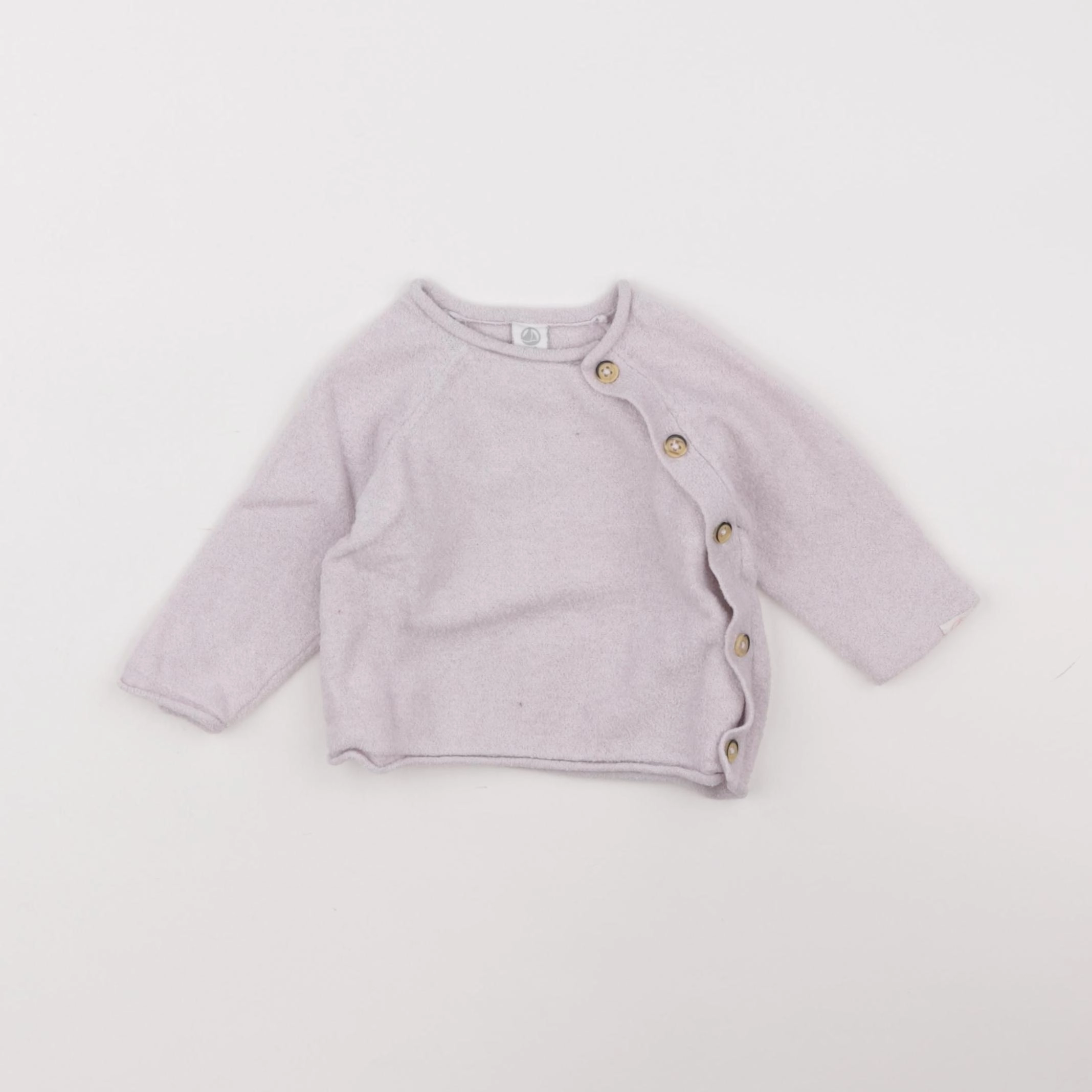 Petit Bateau - pull rose - 6 mois