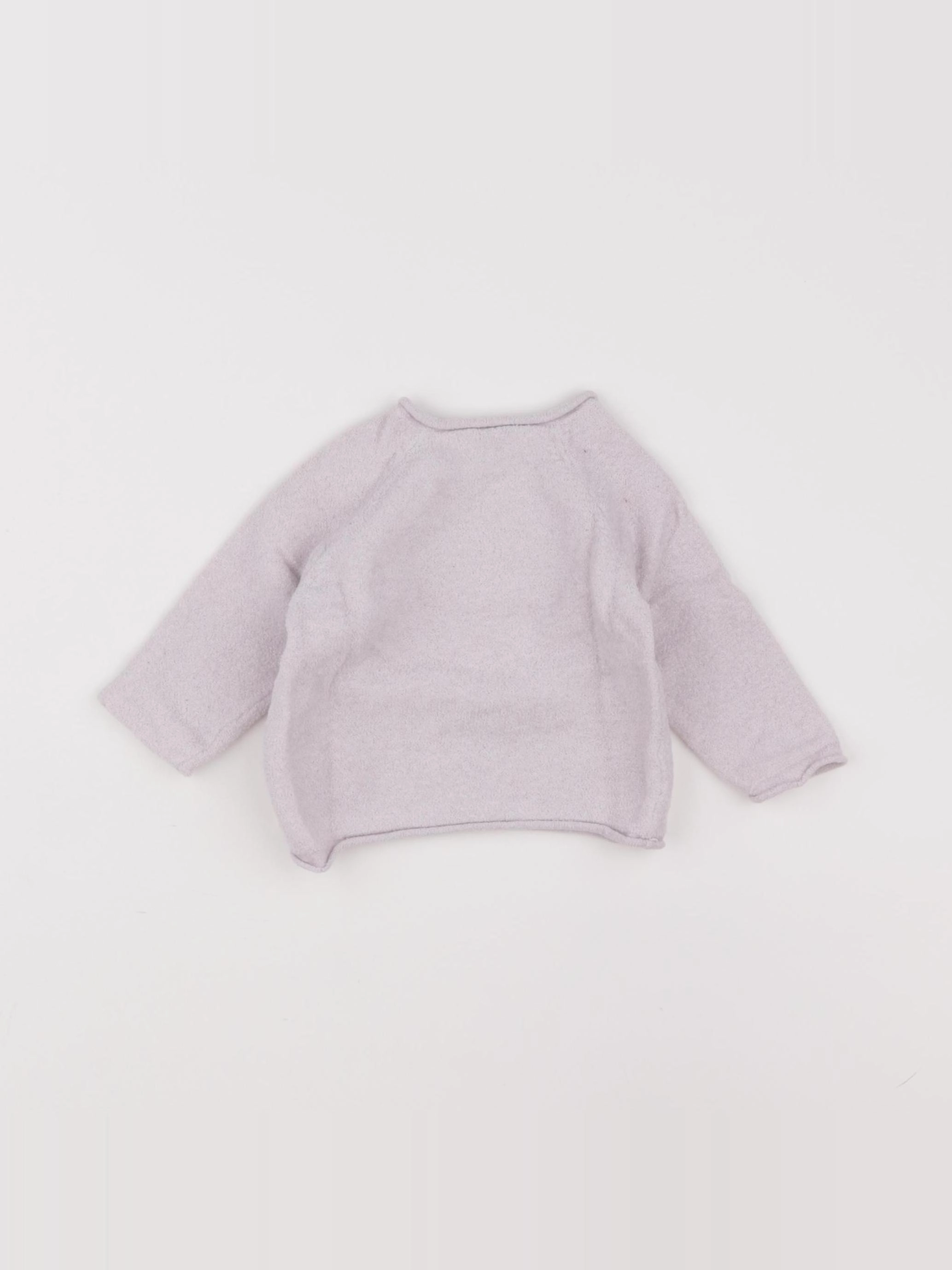 Petit Bateau - pull rose - 6 mois