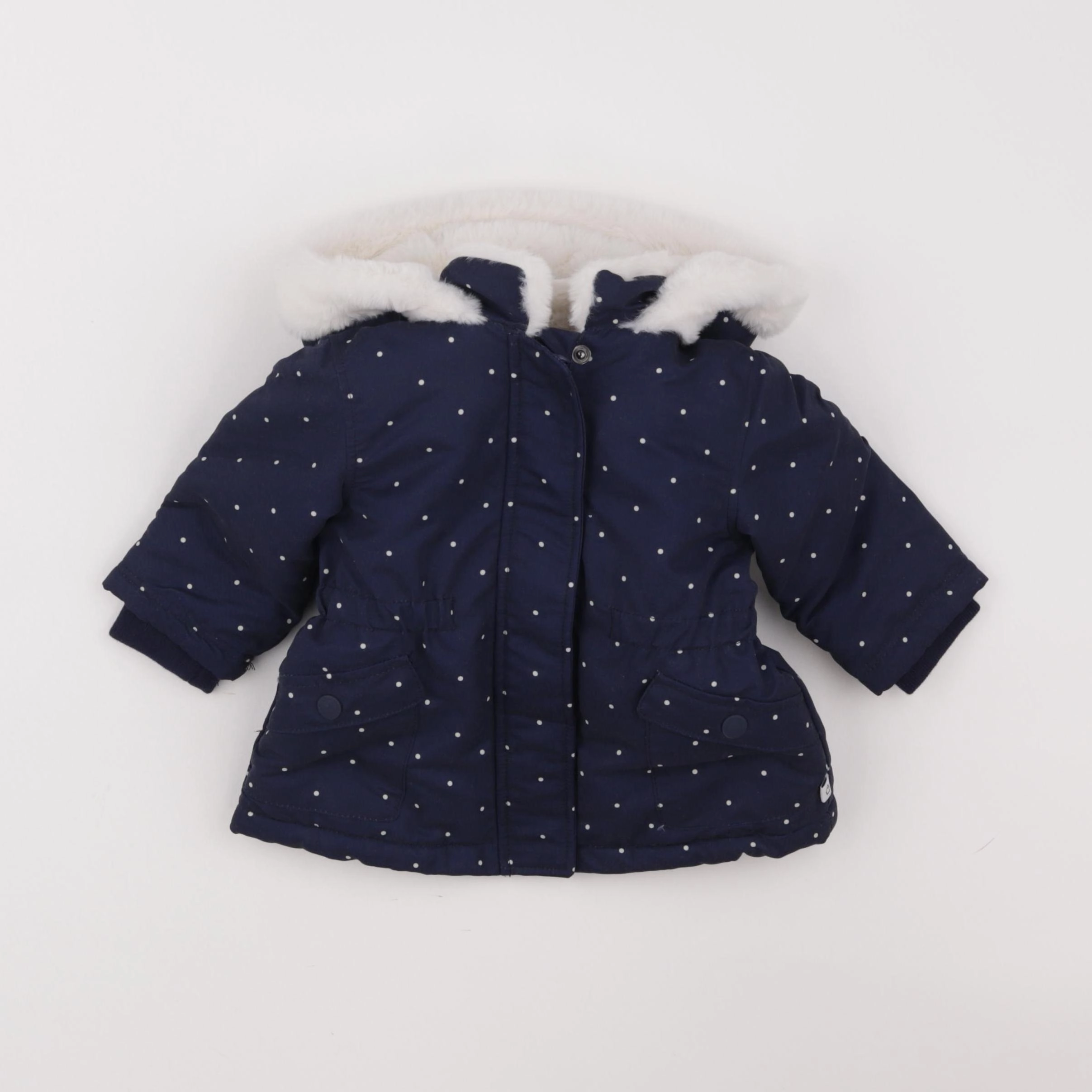 Cadet Rousselle - manteau bleu - 6 mois