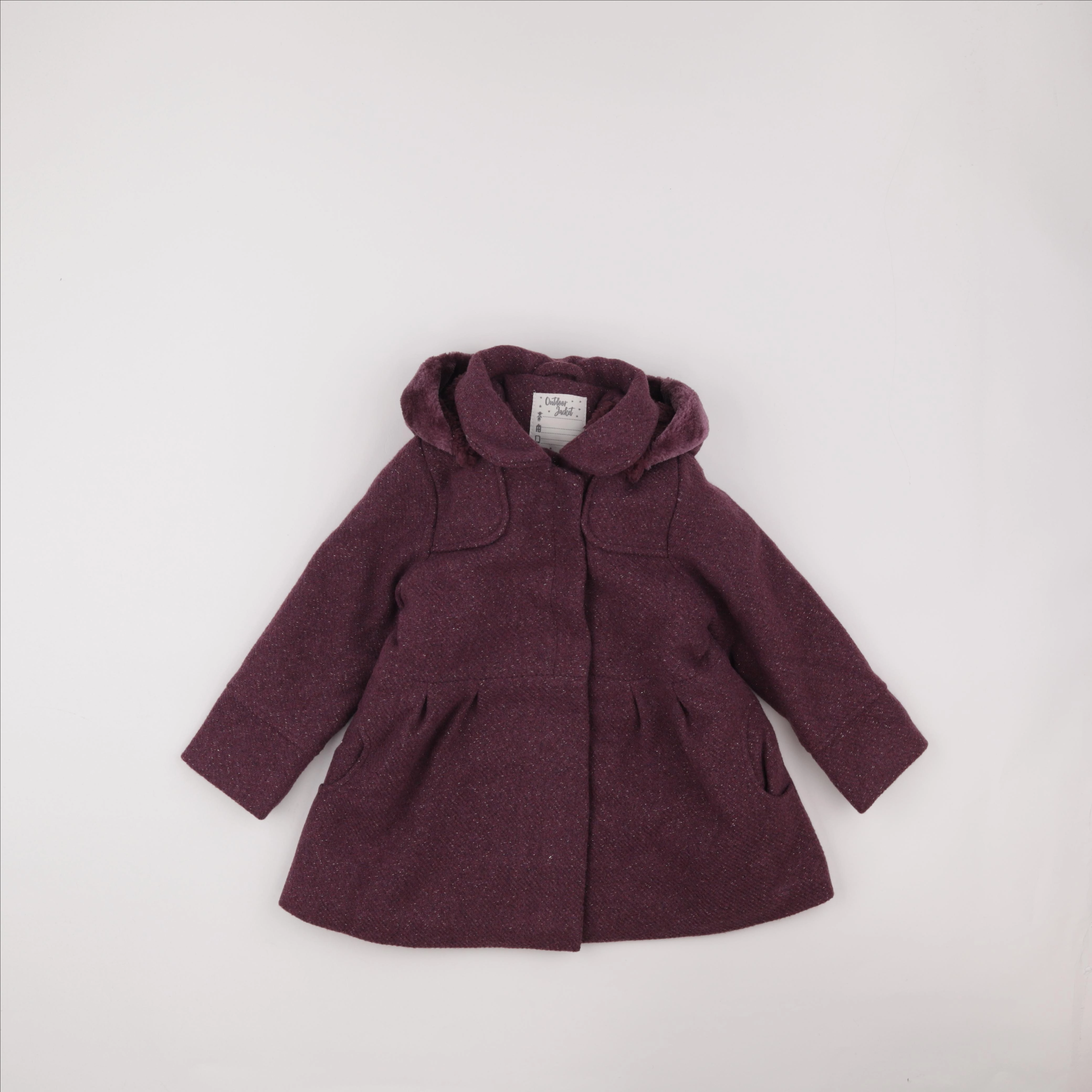 Vertbaudet - manteau rose - 5 ans