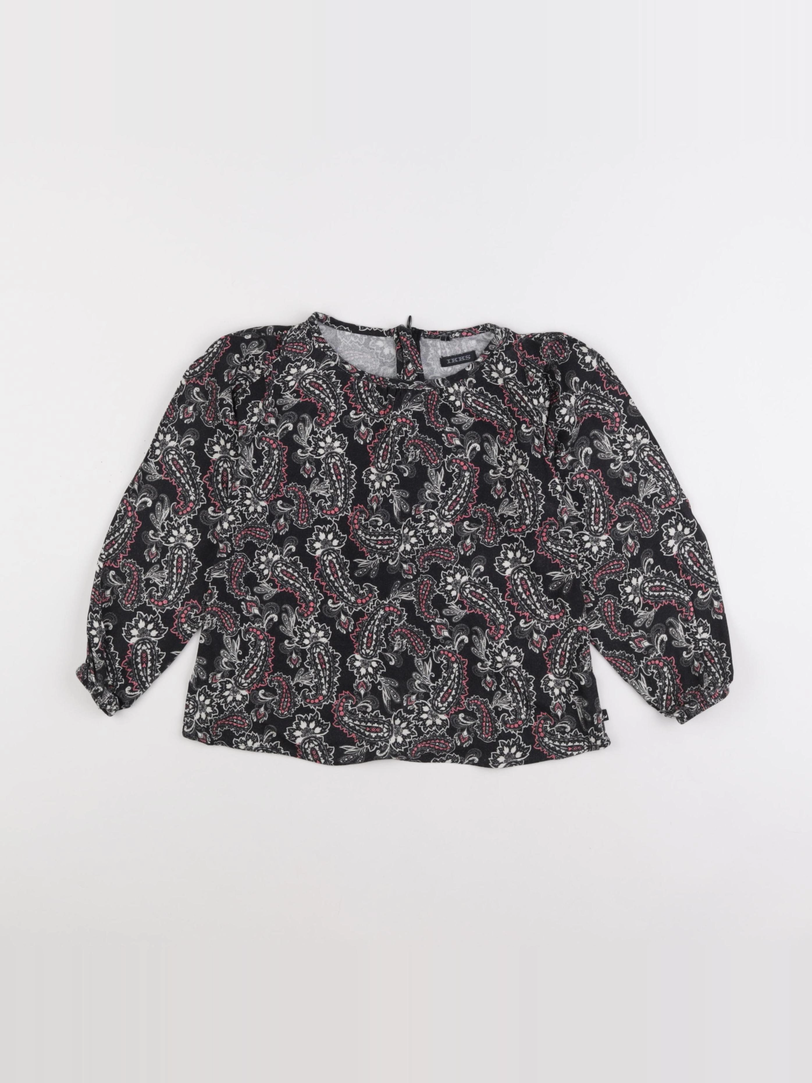 IKKS - blouse noir - 4 ans