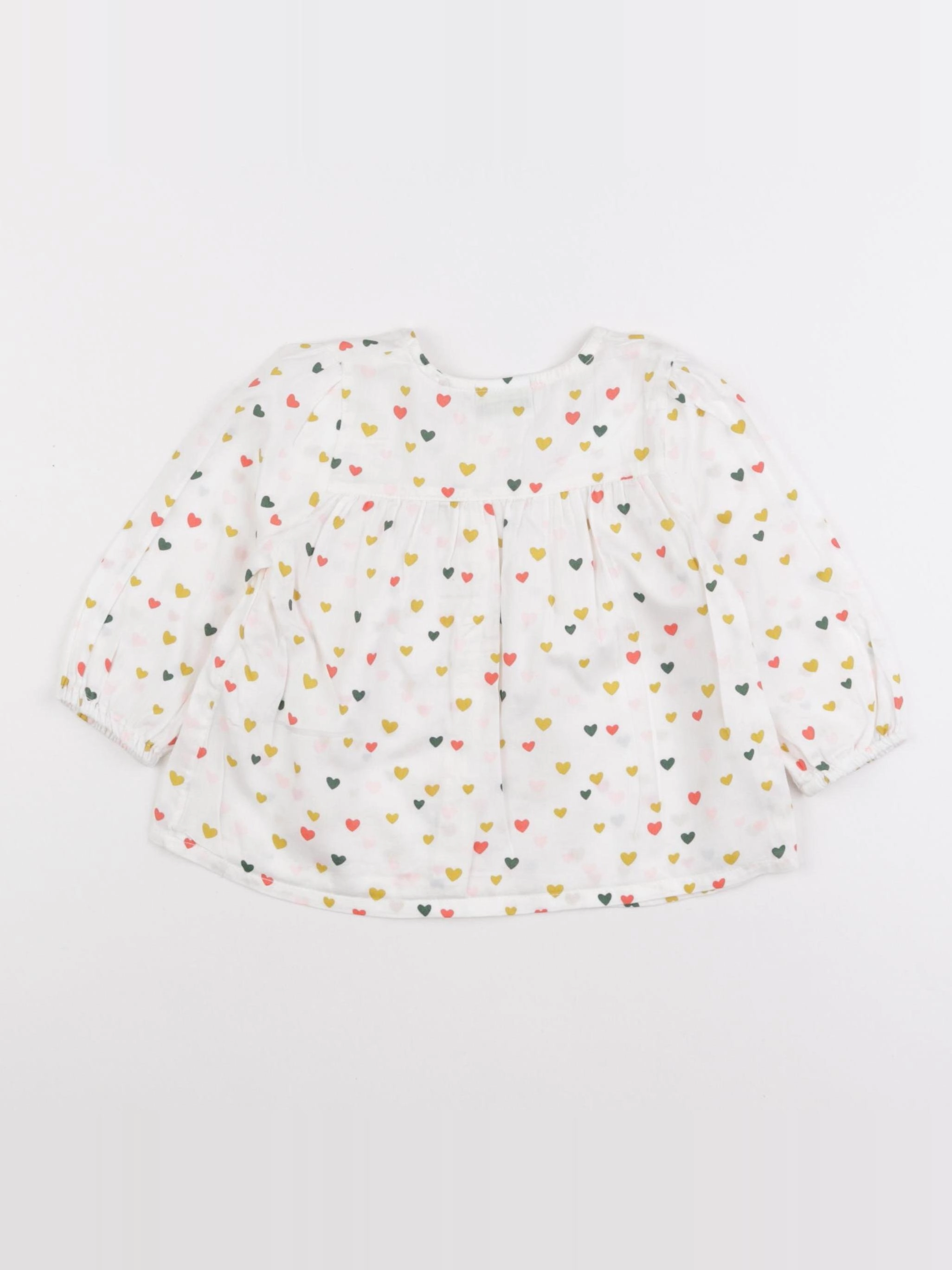 Tape à l'oeil - blouse multicolore - 12 mois