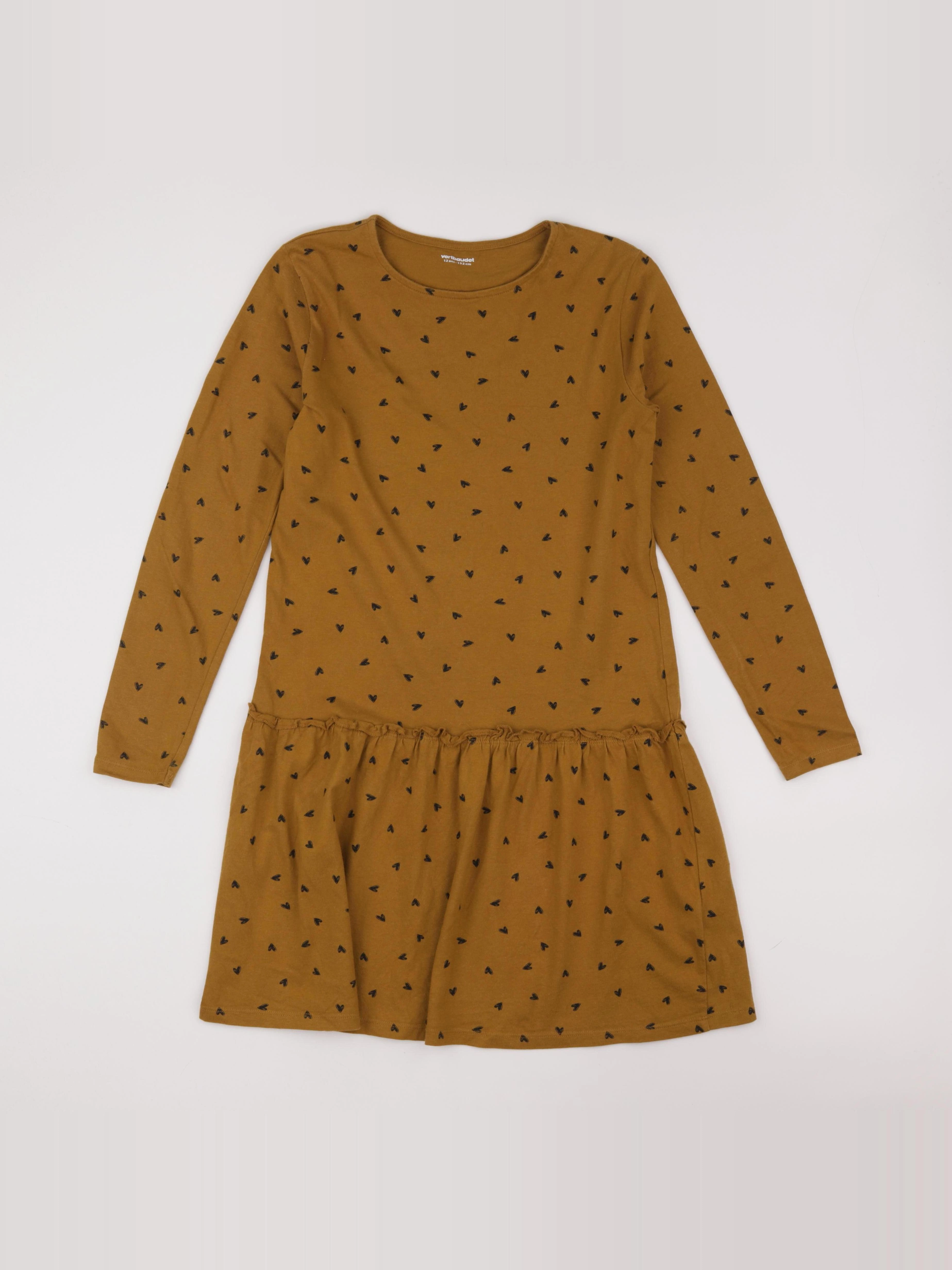 Vertbaudet - robe marron - 12 ans