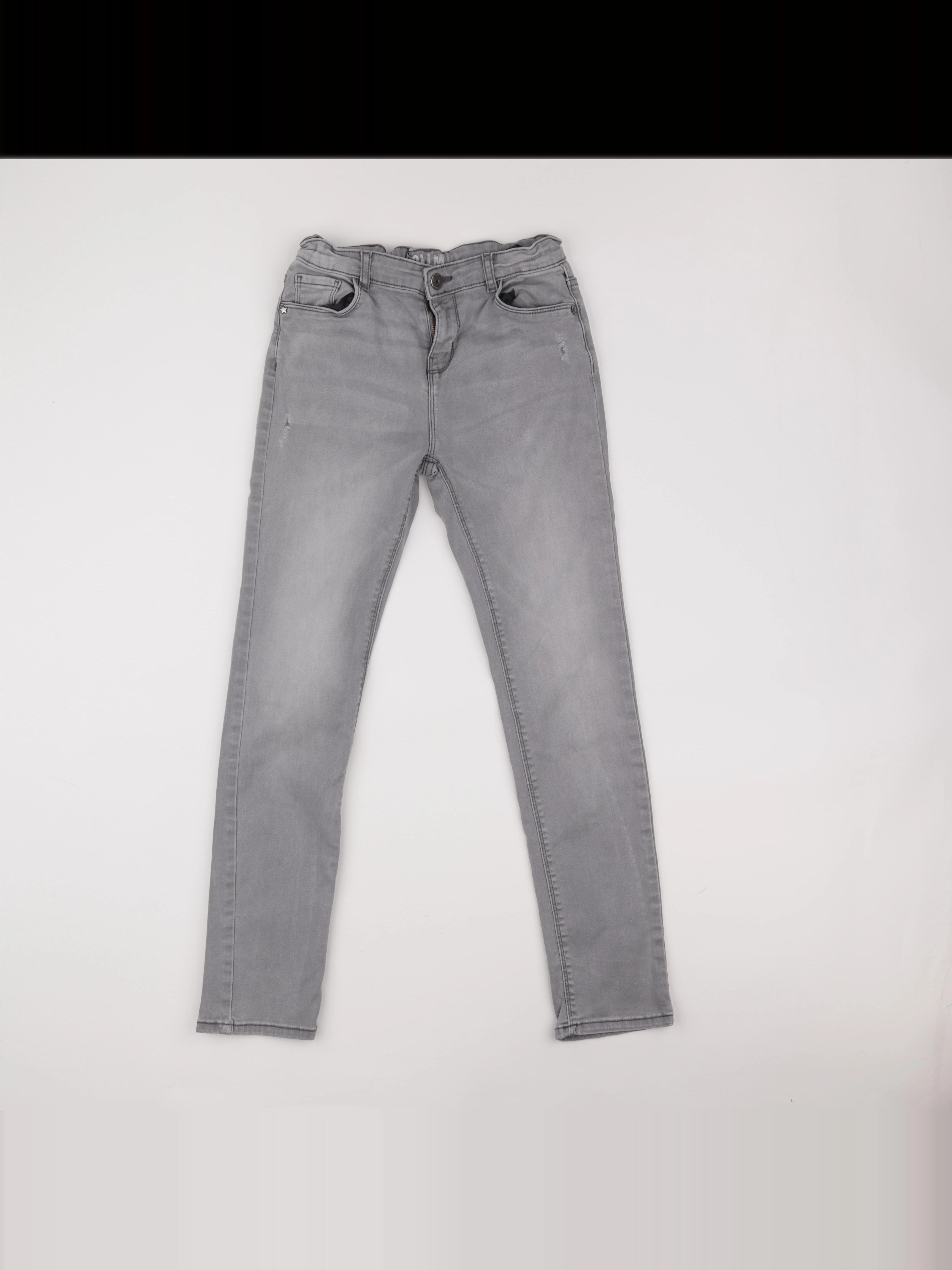 Vertbaudet - jean gris - 12 ans
