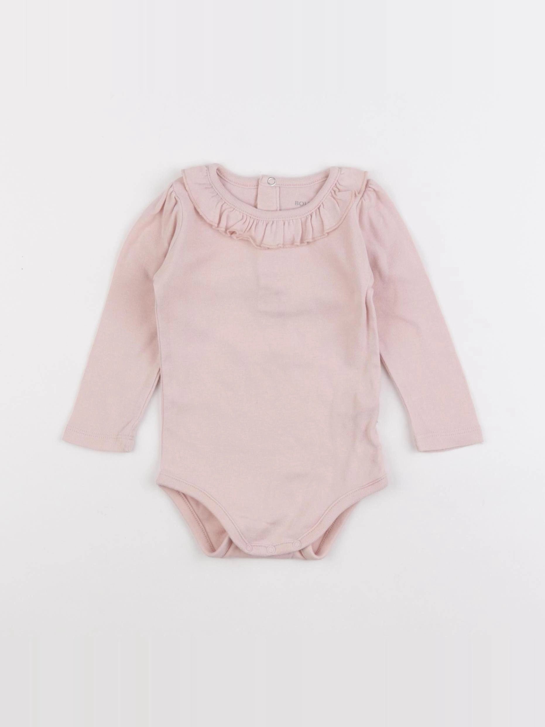 Boutchou - body à col rose - 9 mois