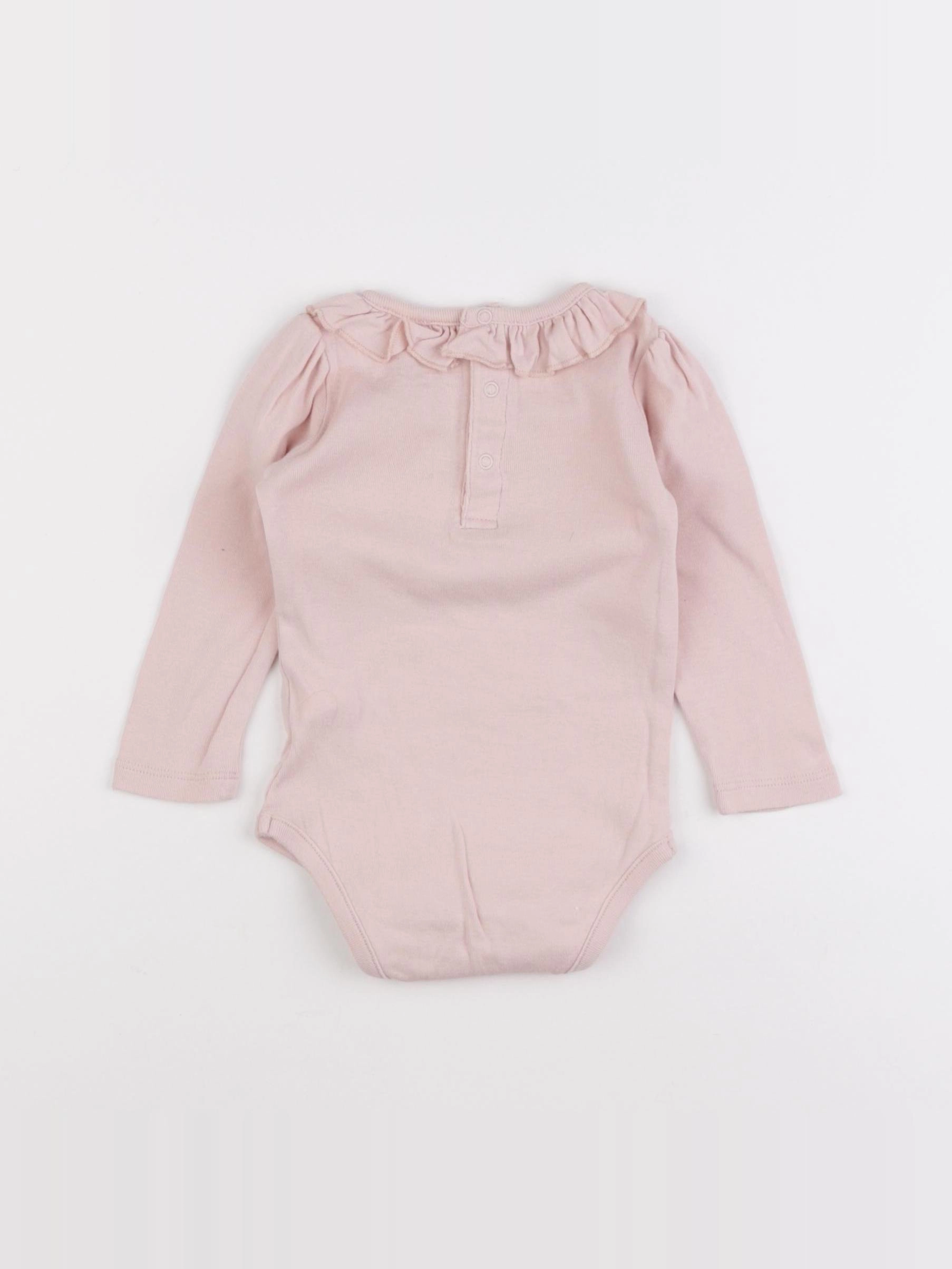 Boutchou - body à col rose - 9 mois