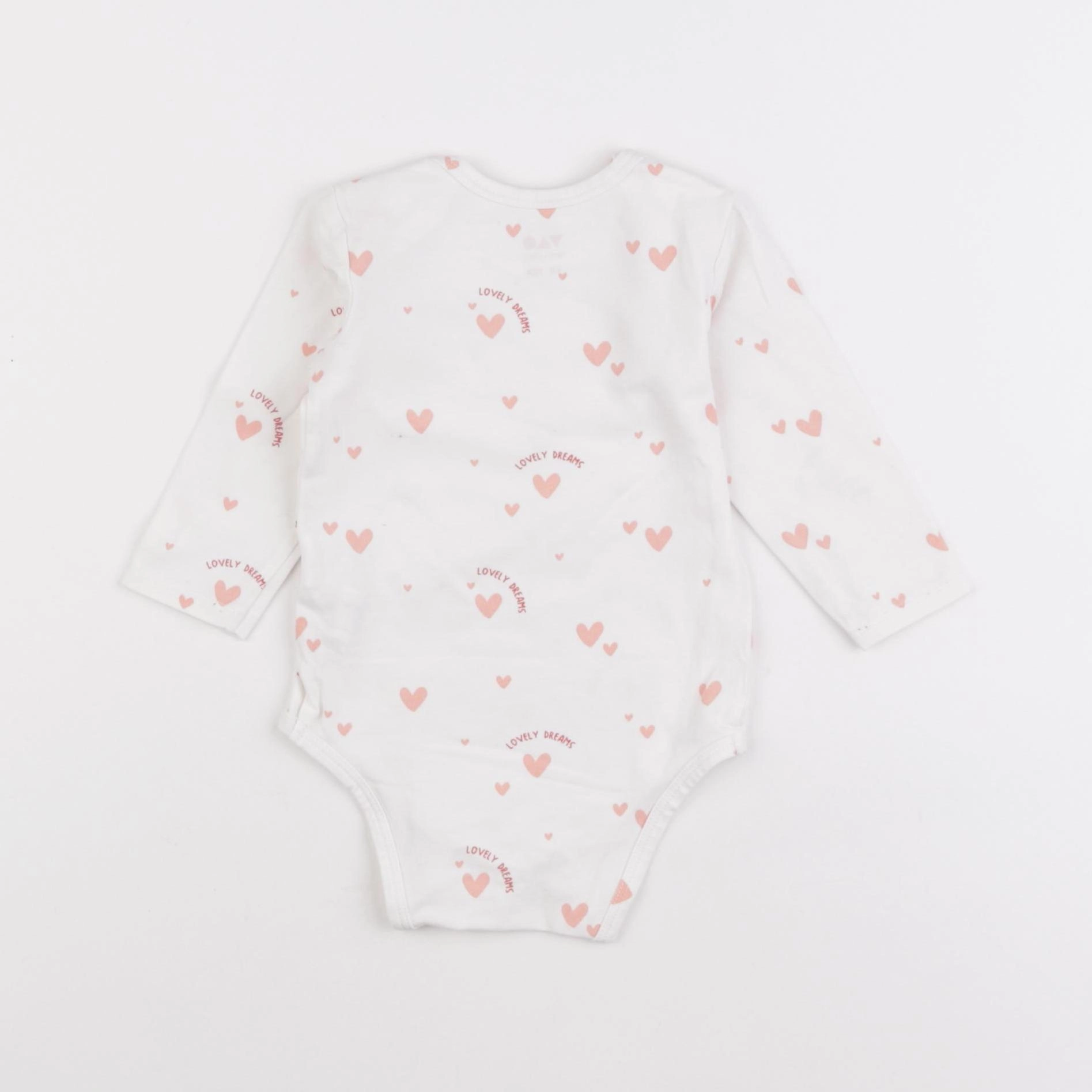 Tape à l'oeil - body rose - 9 mois
