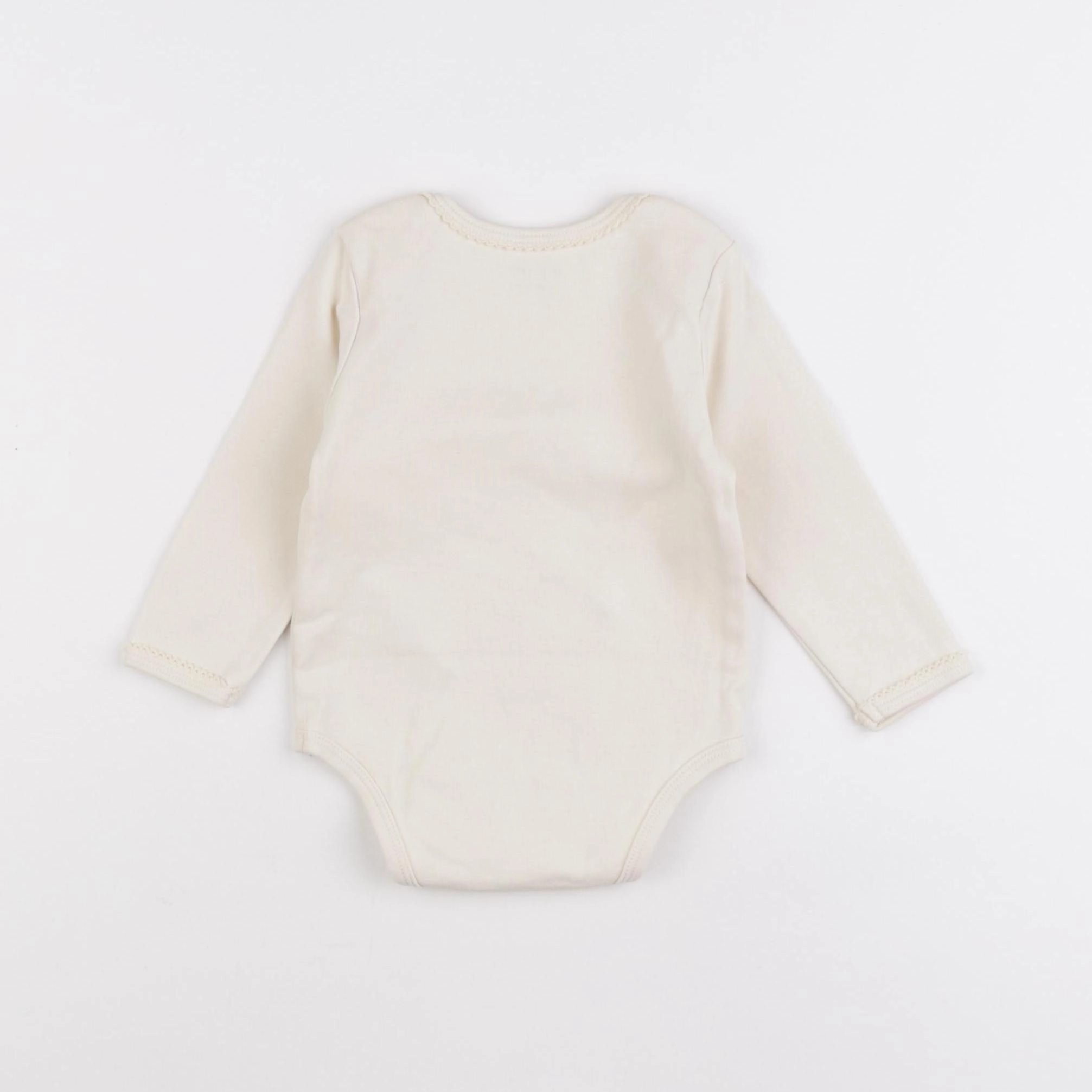 Vertbaudet - body beige - 12 mois