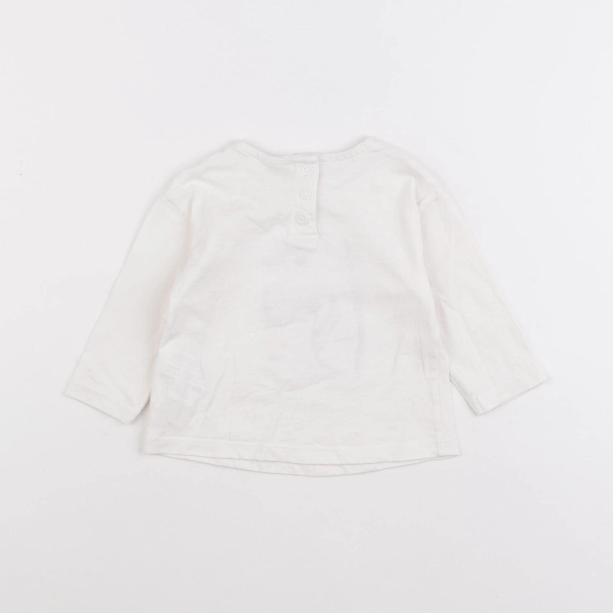 Tape à l'oeil - tee-shirt blanc - 6 mois
